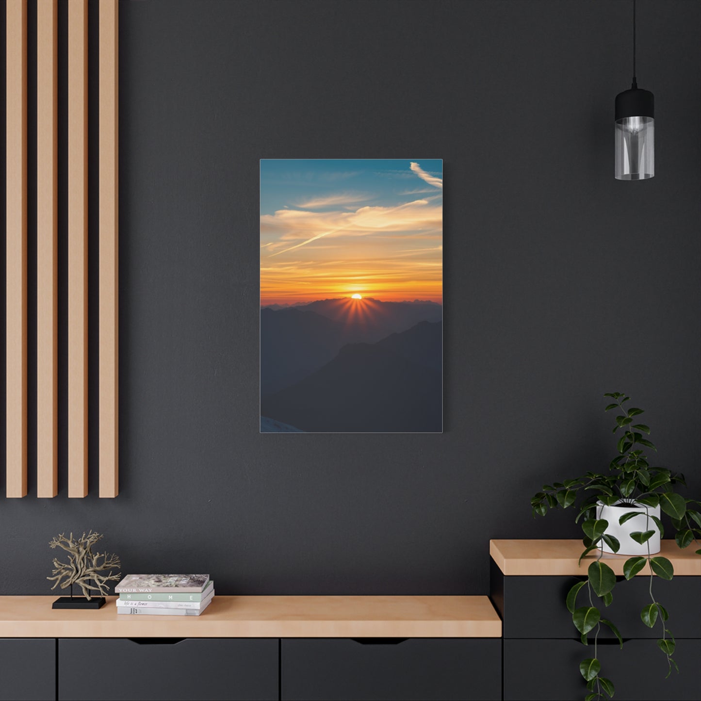 Alpine Dawn & Dusk Masterpiece Wall Art & Canvas Print