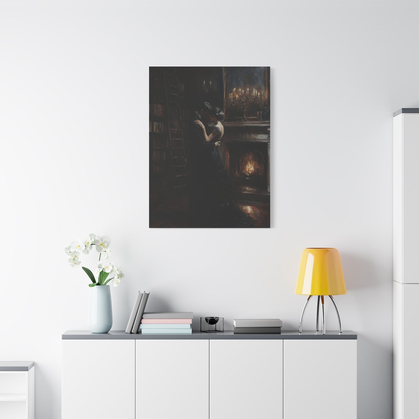 Dancing Couple Ballroom Dark Wall Art & Canvas Prints