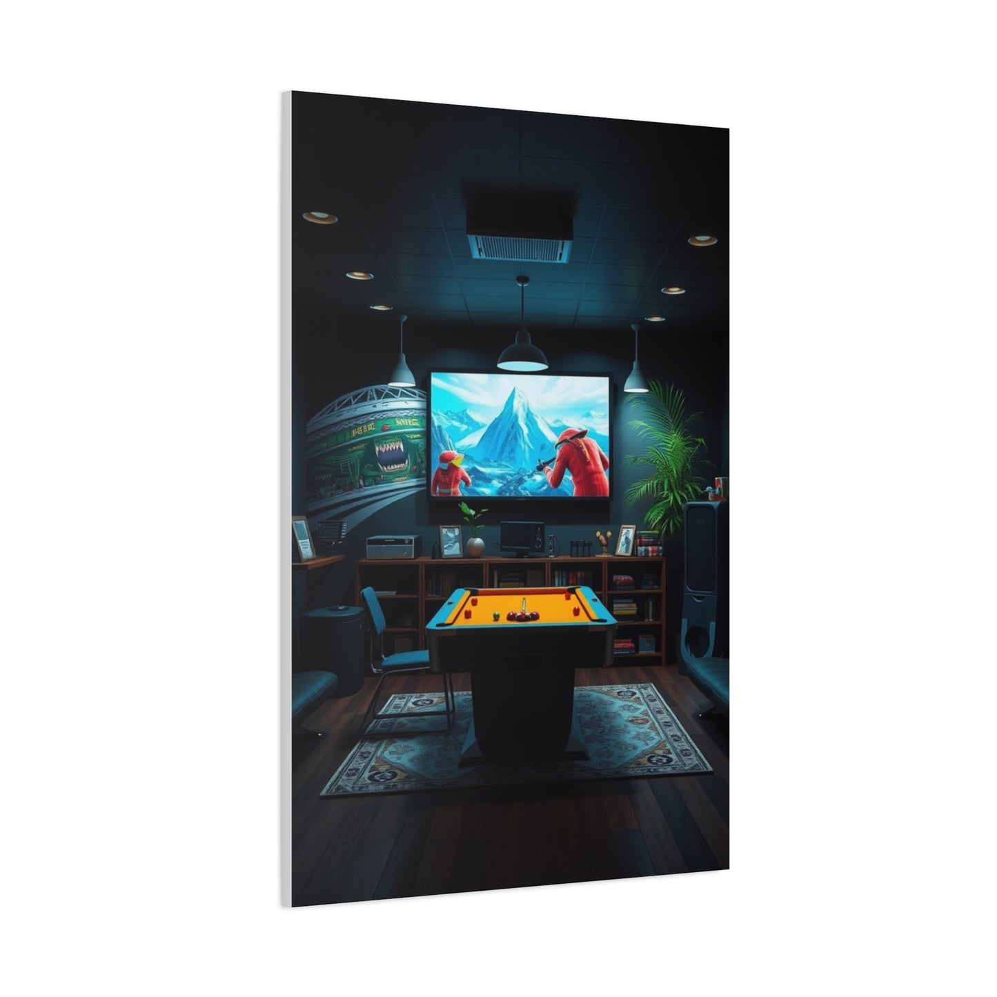 Refined Recreation Wall Masterpiece