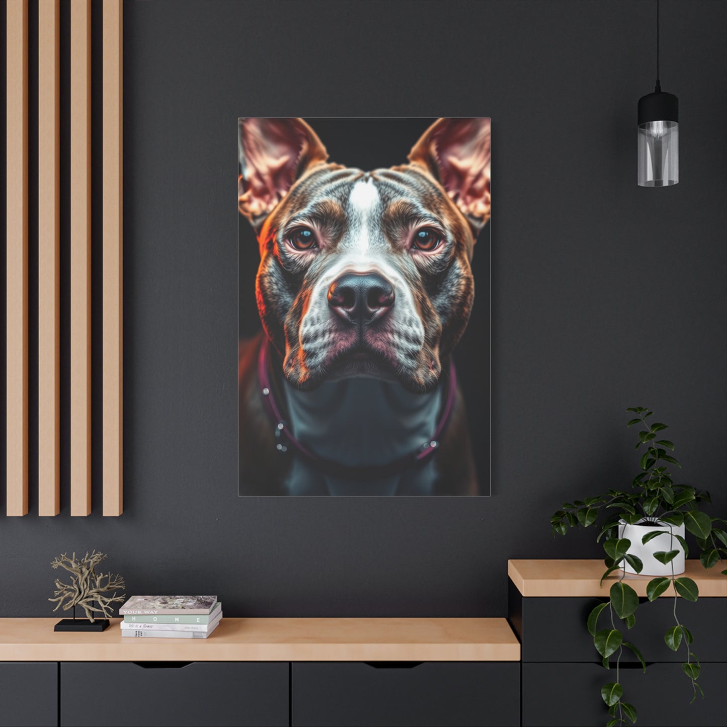 Collection Pit Bull Art Art Wall Art & Canvas Print