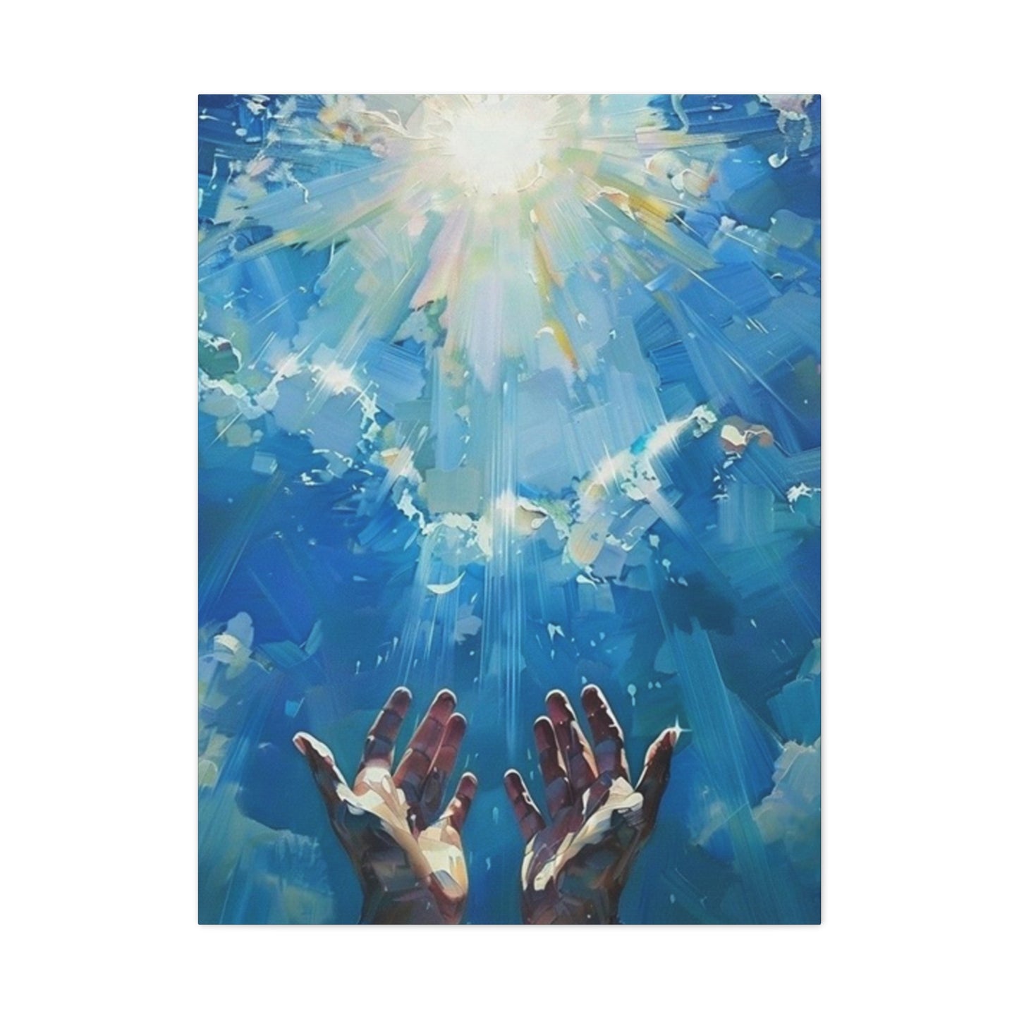 God Light Hope Wall Art & Canvas Prints