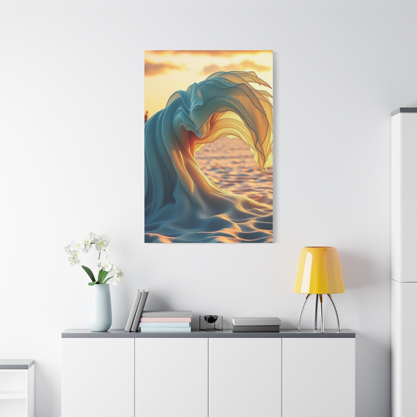 Vibrant Coastal Tapestry Wall Art & Canvas Print