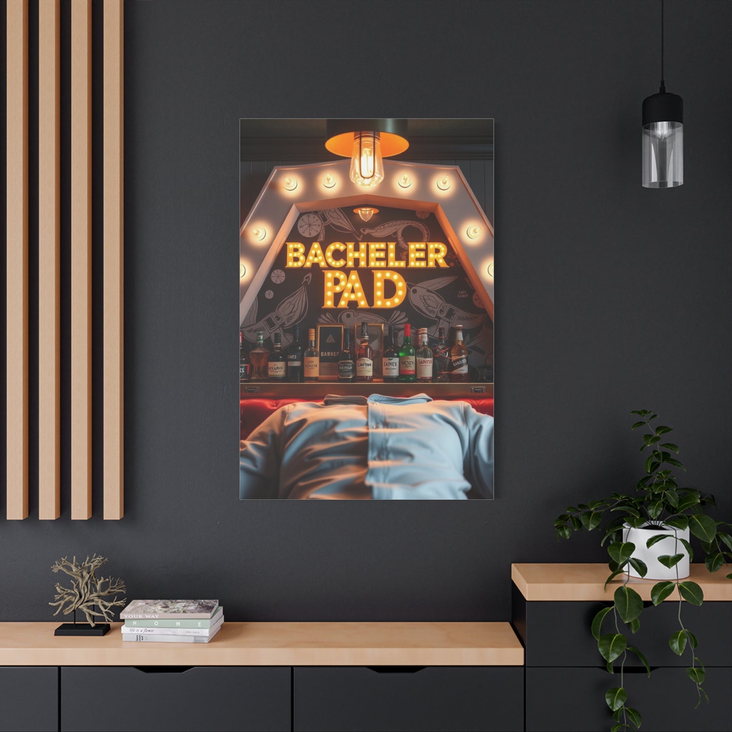 Vision Bachelor Pad Art Art Wall Art & Canvas Print
