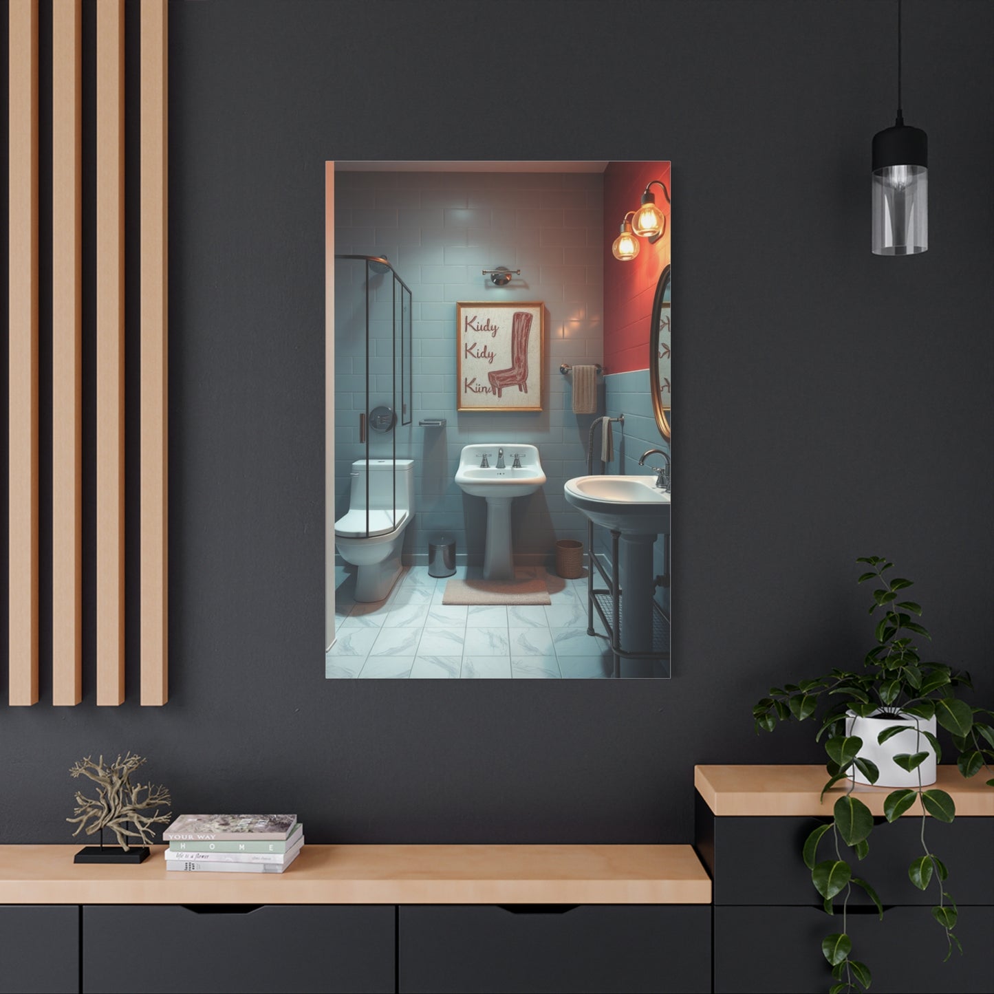 Kid’s Bathroom Art Refined Canvas Wall Art & Canvas Print