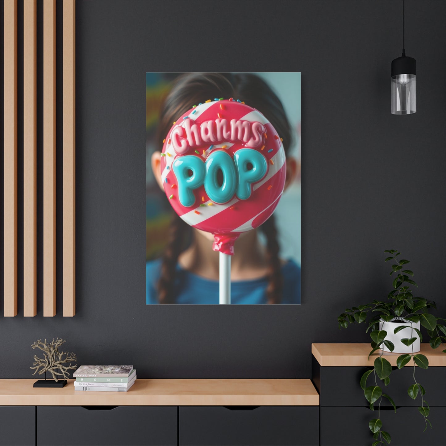 Sophisticated Candy Whirl Wall Art & Canvas Print