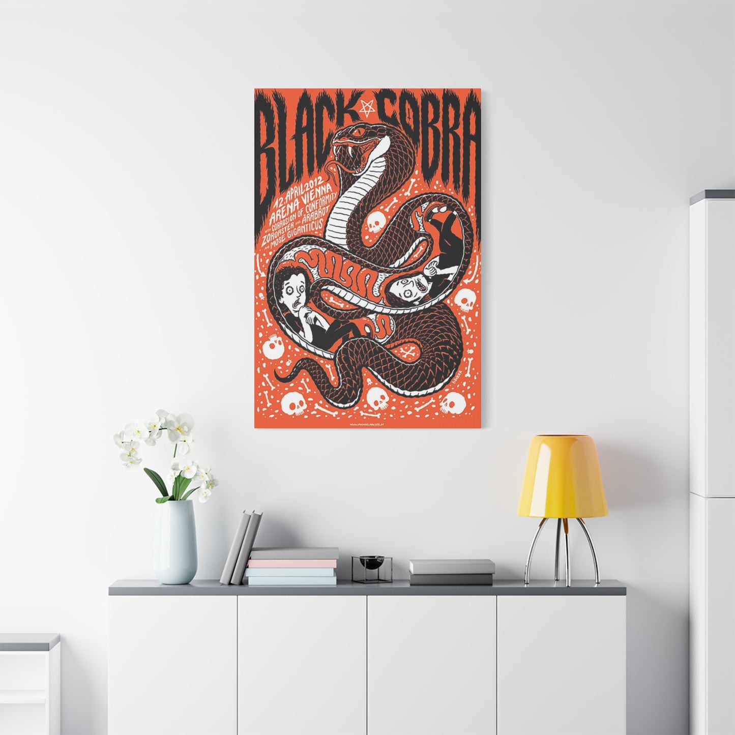Black Cobra Wall Art & Canvas Prints