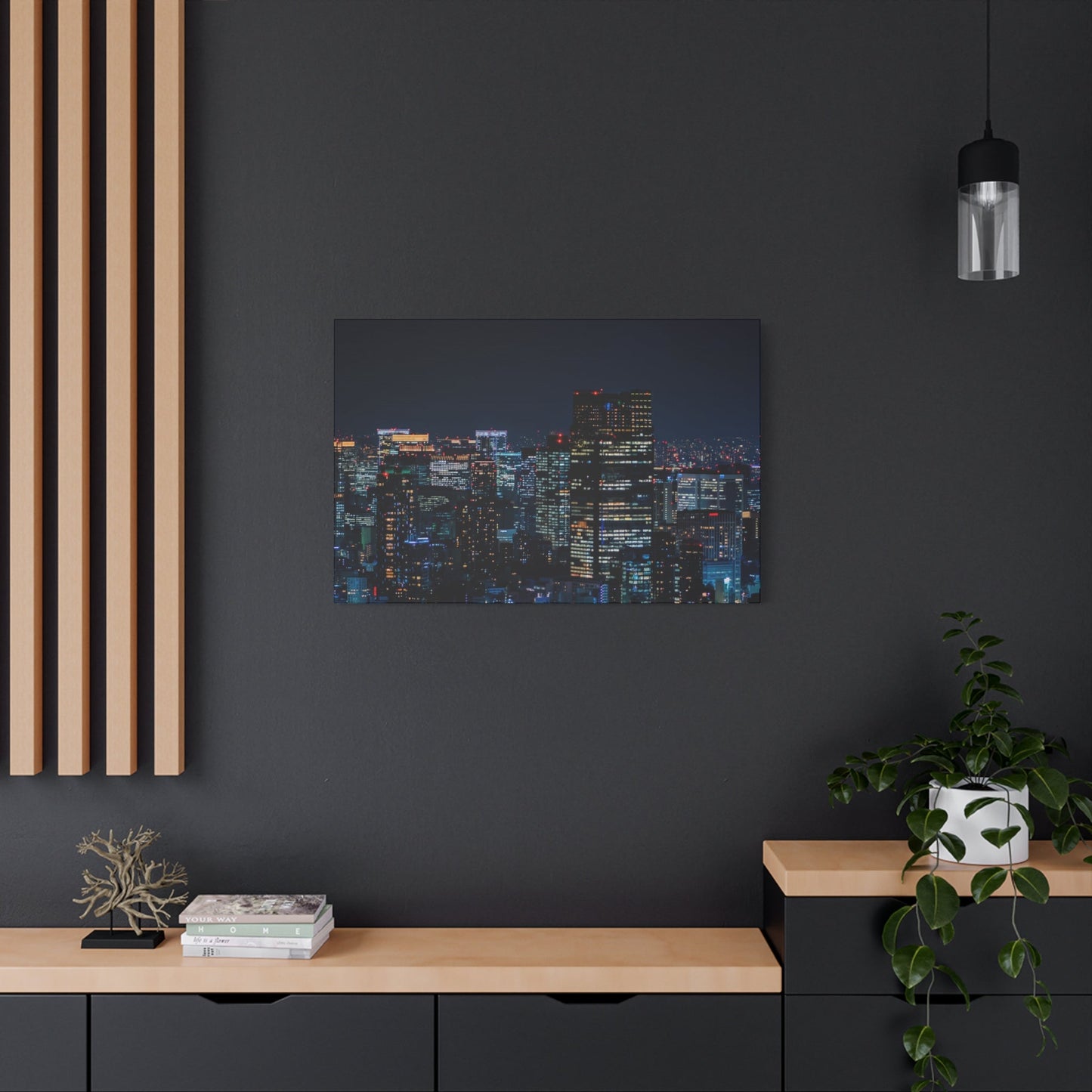 Night View in Tokyo Wall Art & Canvas Prints