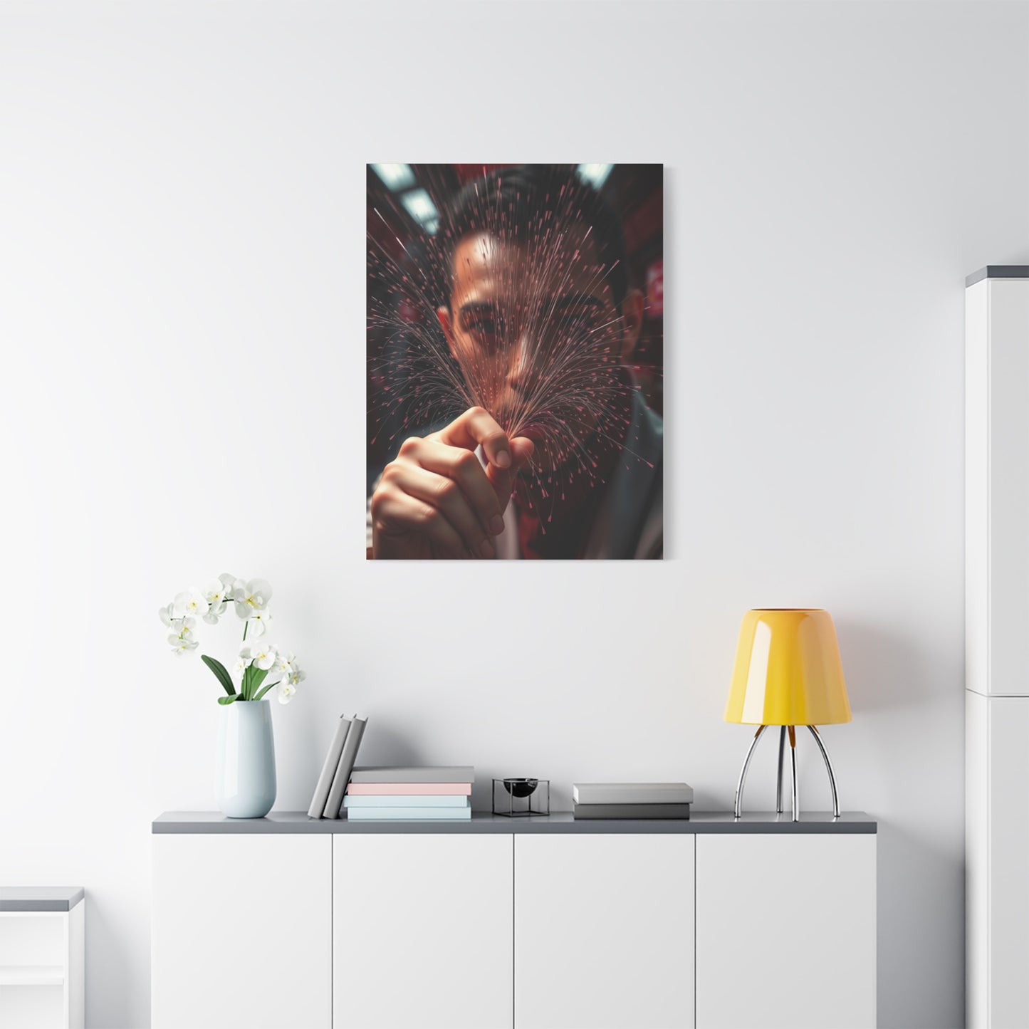 Sanguine Serenity Art Wall Art & Canvas Print