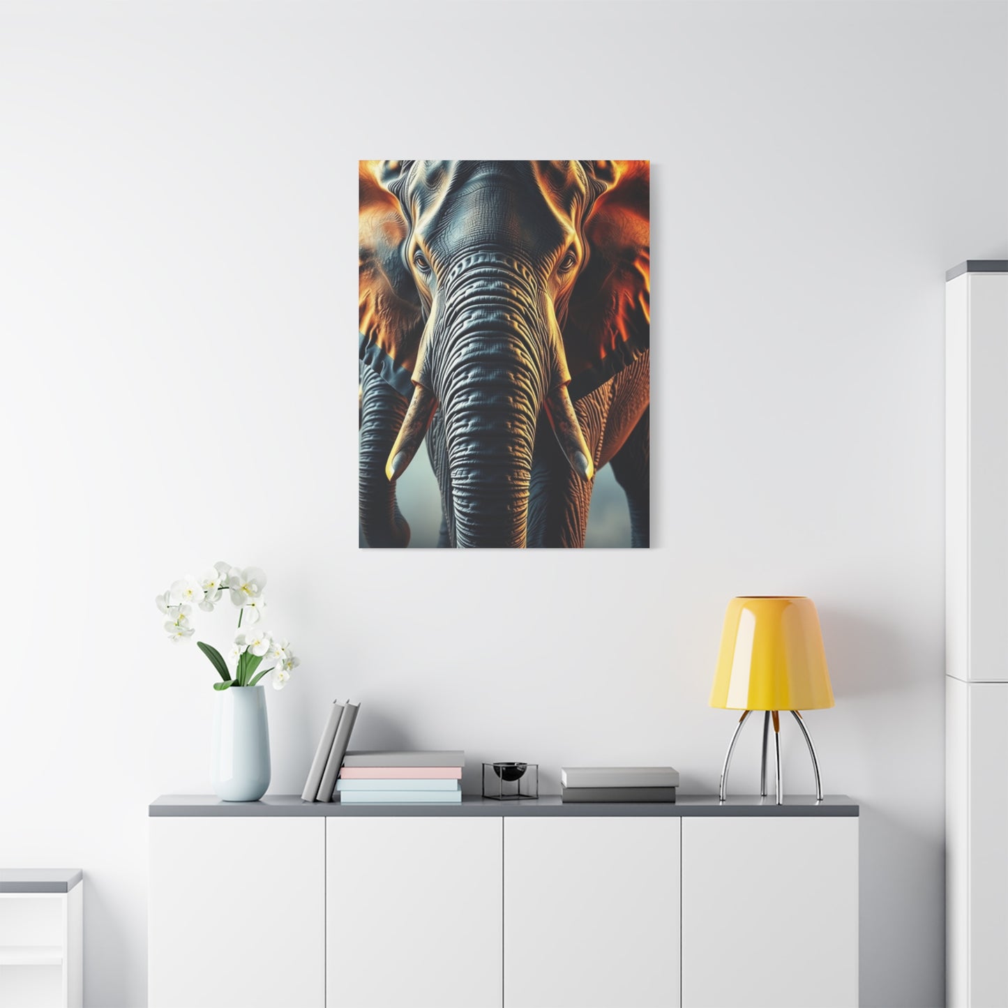 Ivory Monarch Canvas Wall Art & Canvas Print