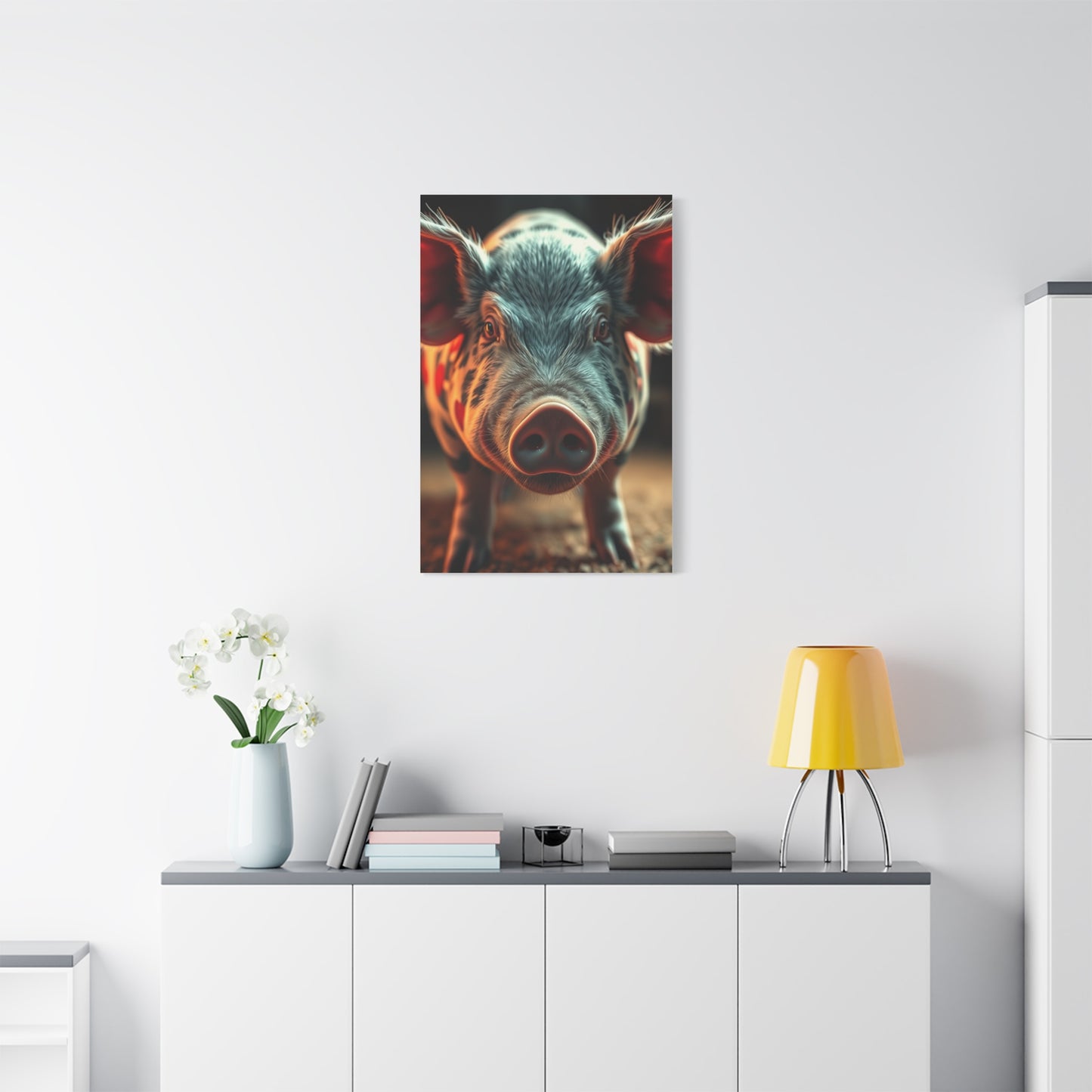 Pig Art Canvas Art 1 Wall Art & Canvas Print
