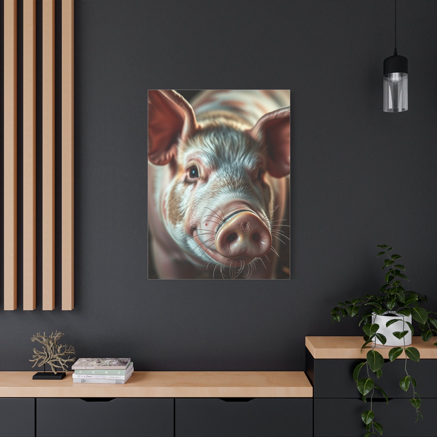 Pig Art Canvas Art 3 Wall Art & Canvas Print