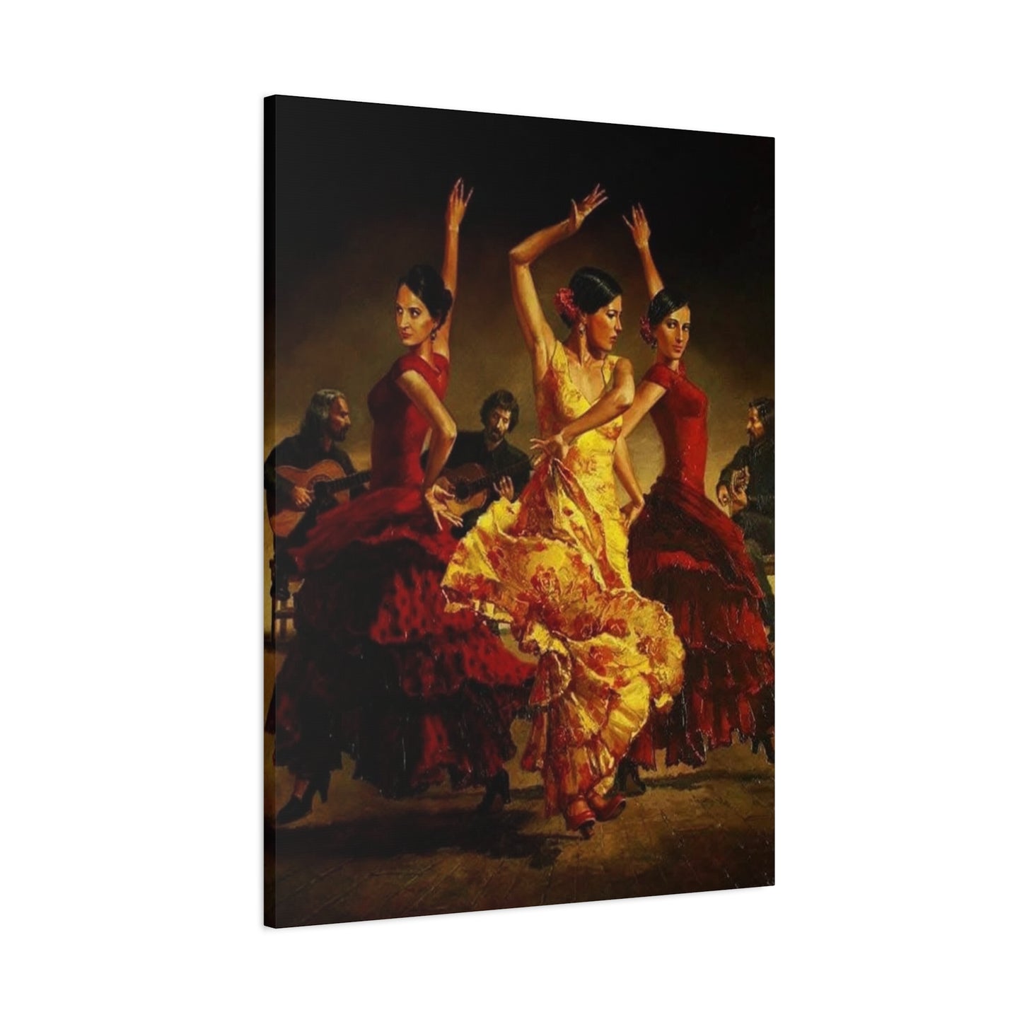 Spain Traditional Dancer Group Wall Art & Canvas Prints