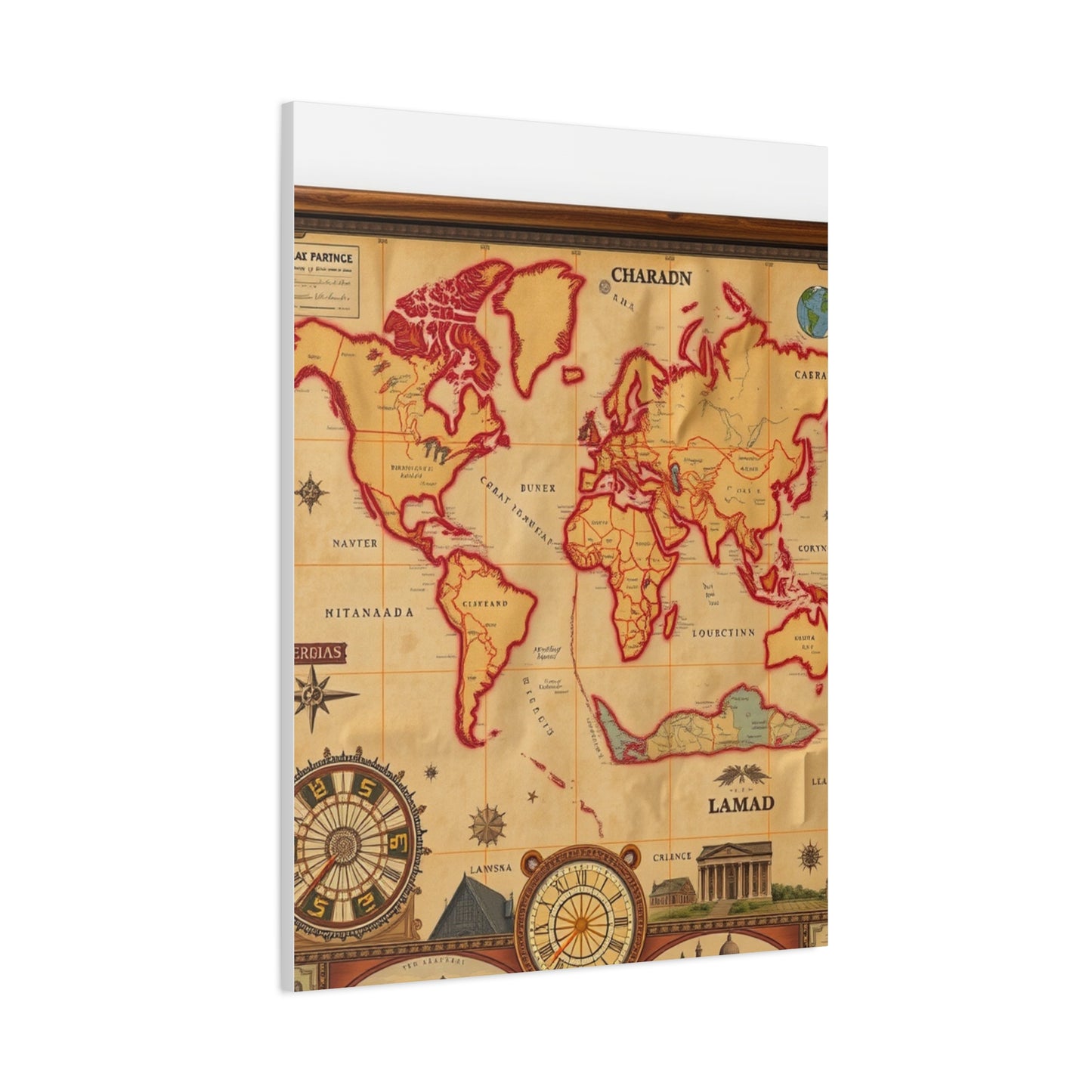Supreme Art Collection Antique Maps Wall Art & Canvas Print