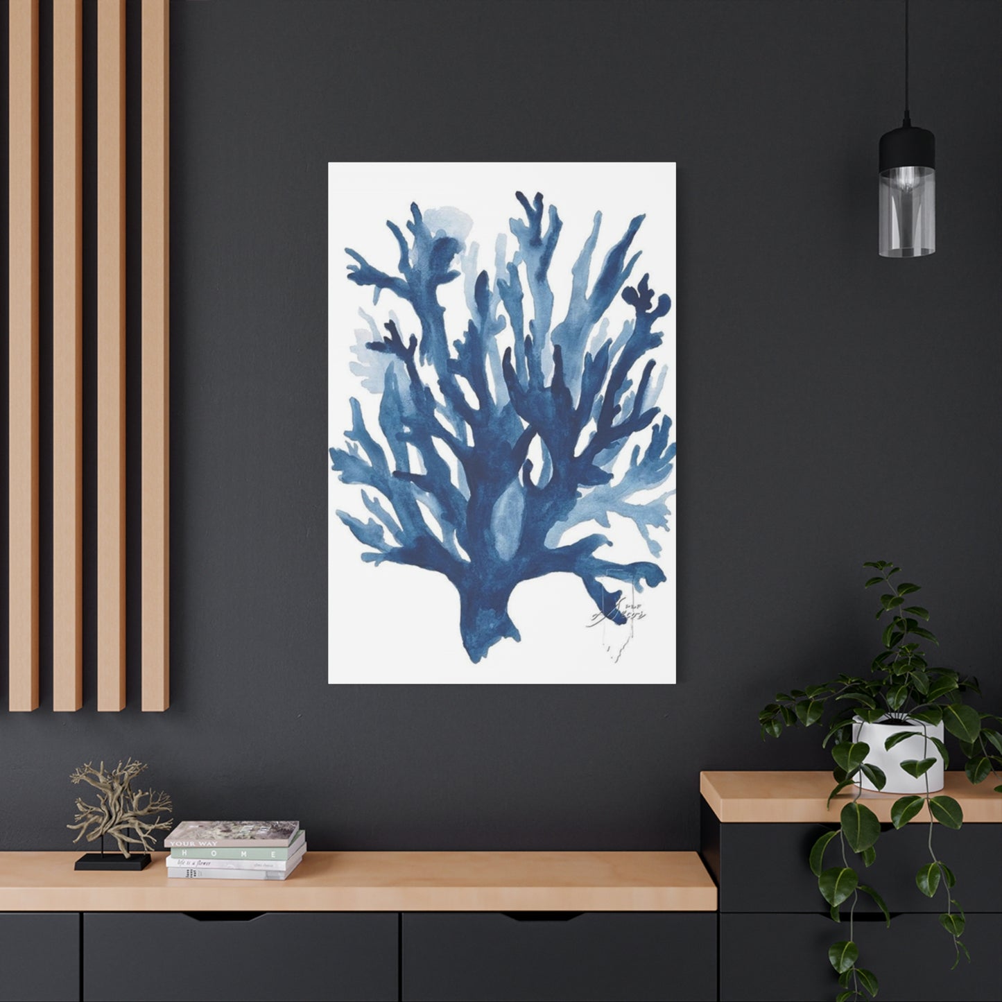 Amazing Sea Shells Stems Poster Wall Art & Canvas Prints