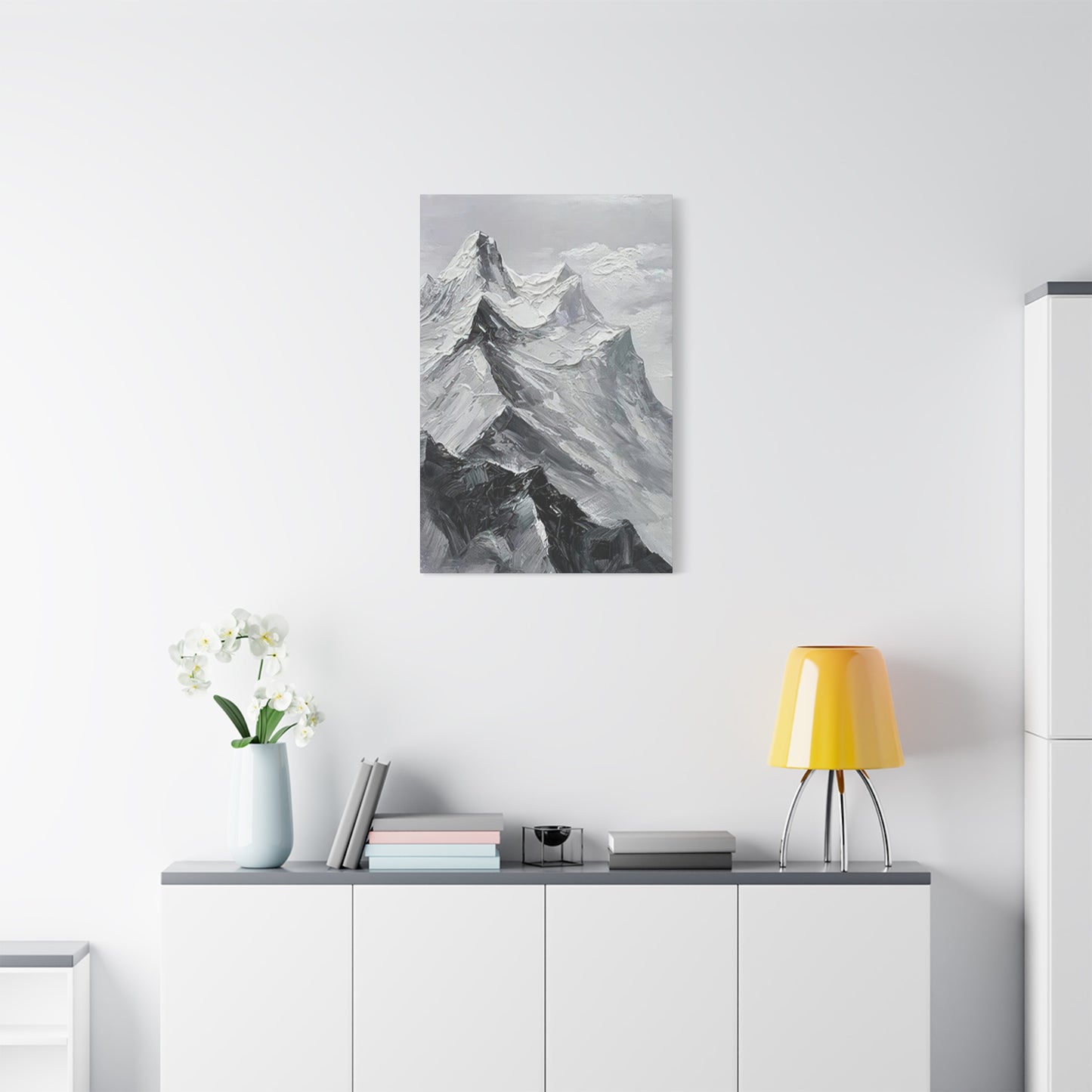 High Mountains Grey Wall Art & Canvas Prints