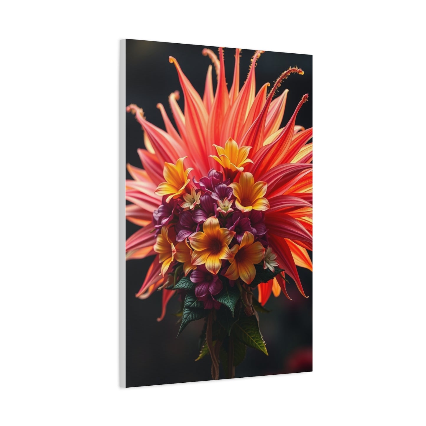 Radiant Blooming Facade Wall Art & Canvas Print