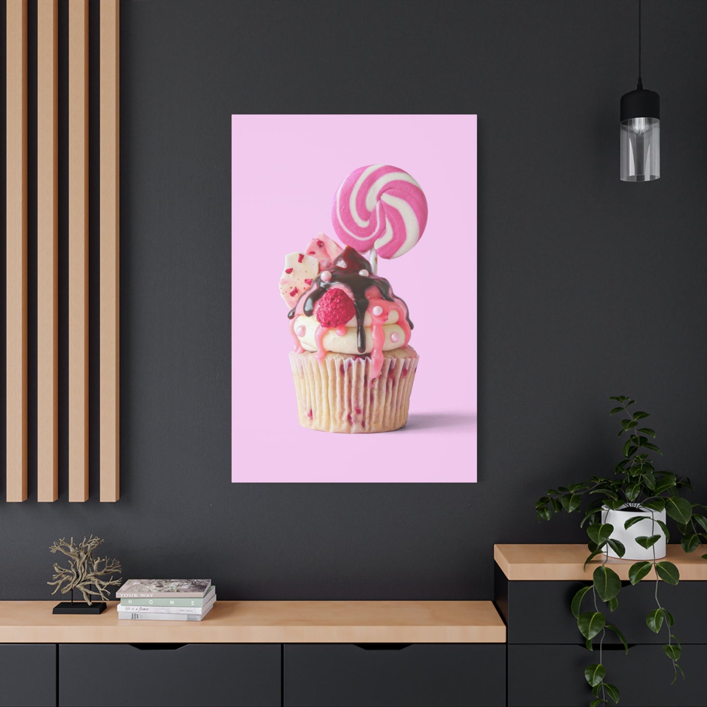 Candy Meadow Cupcake Wall Art & Canvas Prints