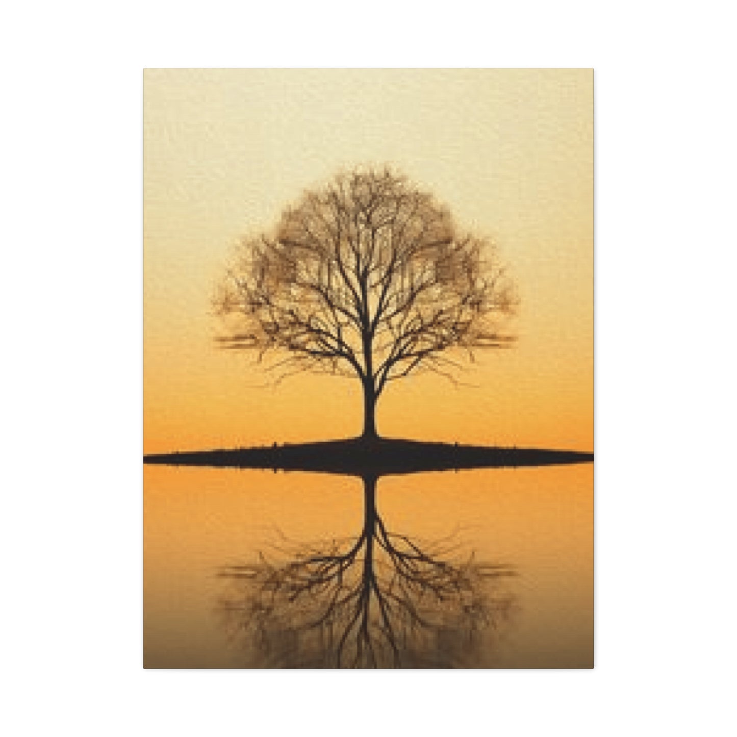 Tree Reflection in Pond Wall Art & Canvas Prints