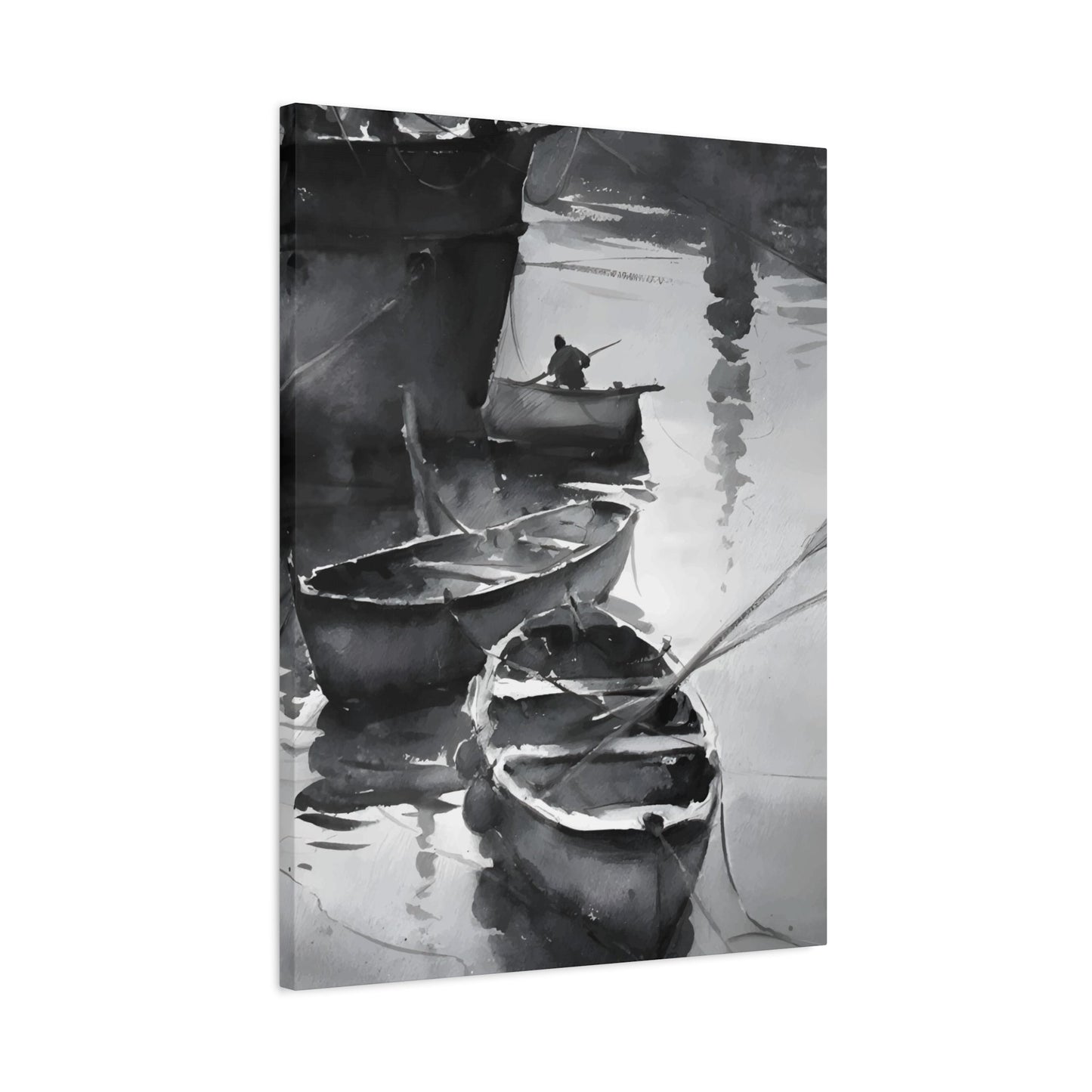 Boat Oil Painting Wall Art & Canvas Prints