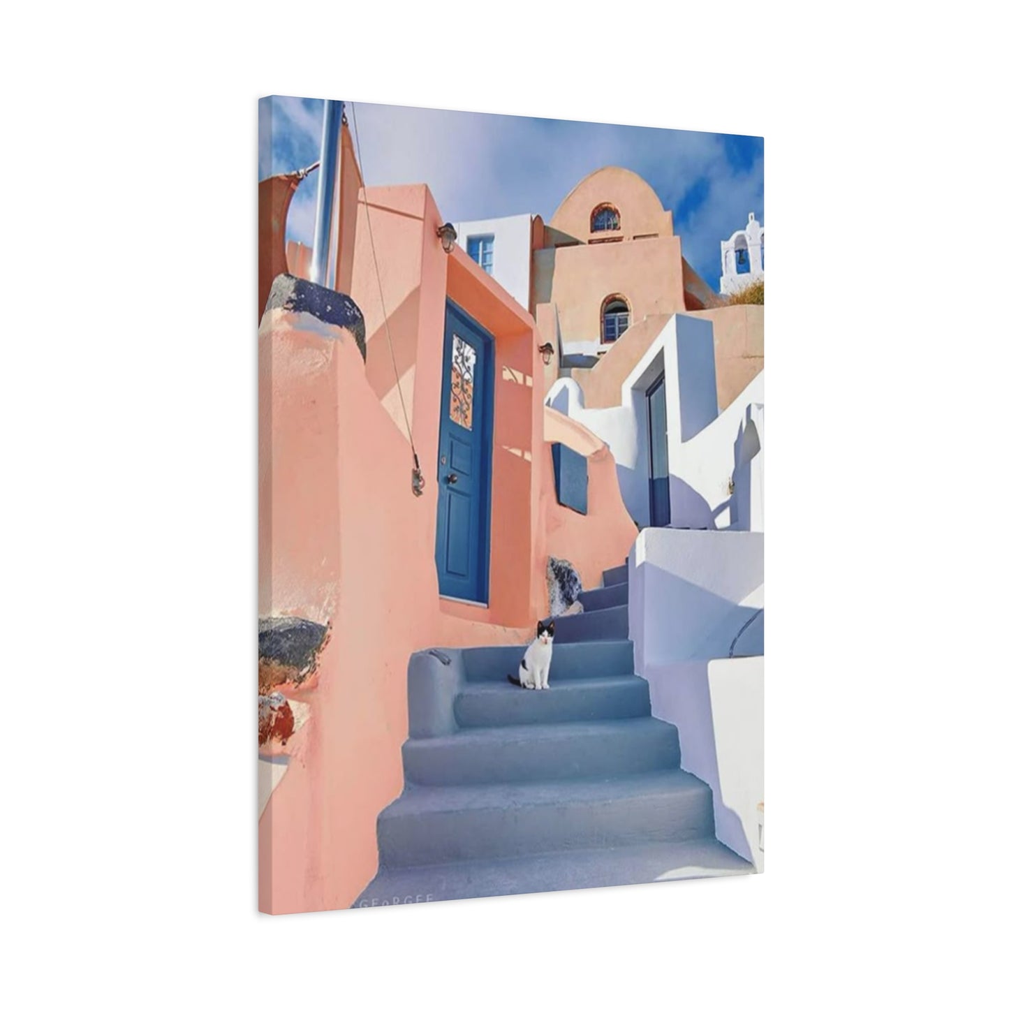 Cat On Street Of Spain Wall Art & Canvas Prints