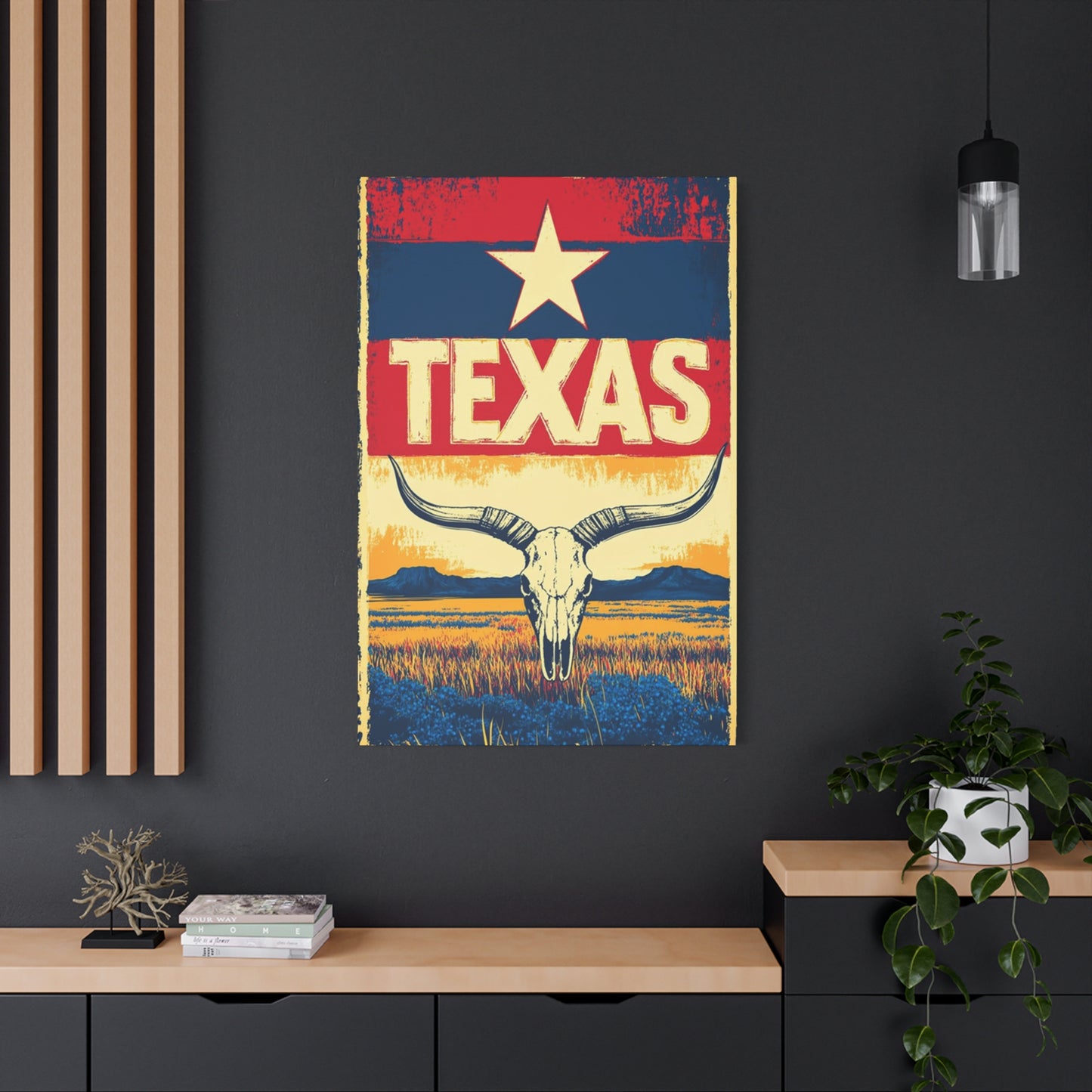 Landscape Of The Texas State Poster Wall Art & Canvas Prints