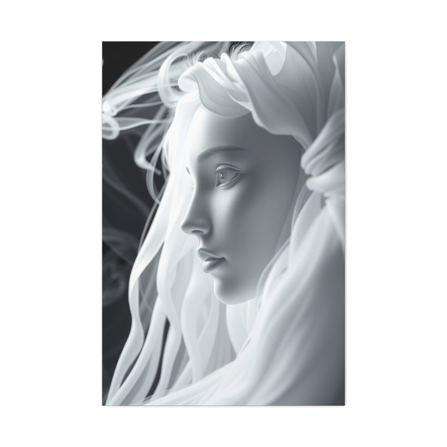 Gray & White Art Canvas Art 1 Wall Art & Canvas Print