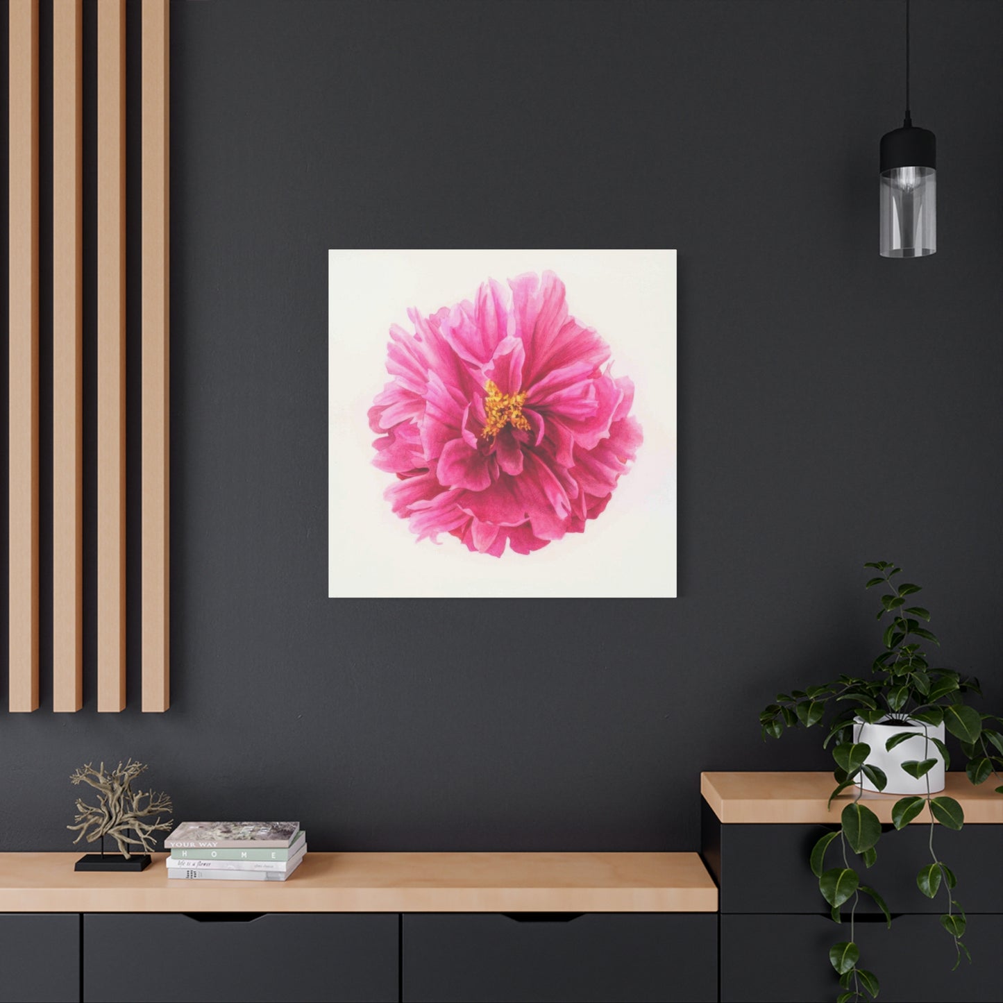 Grace Popp Pink Flower Head Wall Art & Canvas Prints