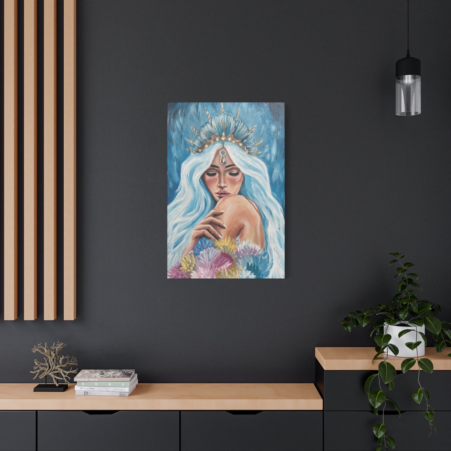 A Mermaid Queen Wall Art & Canvas Prints