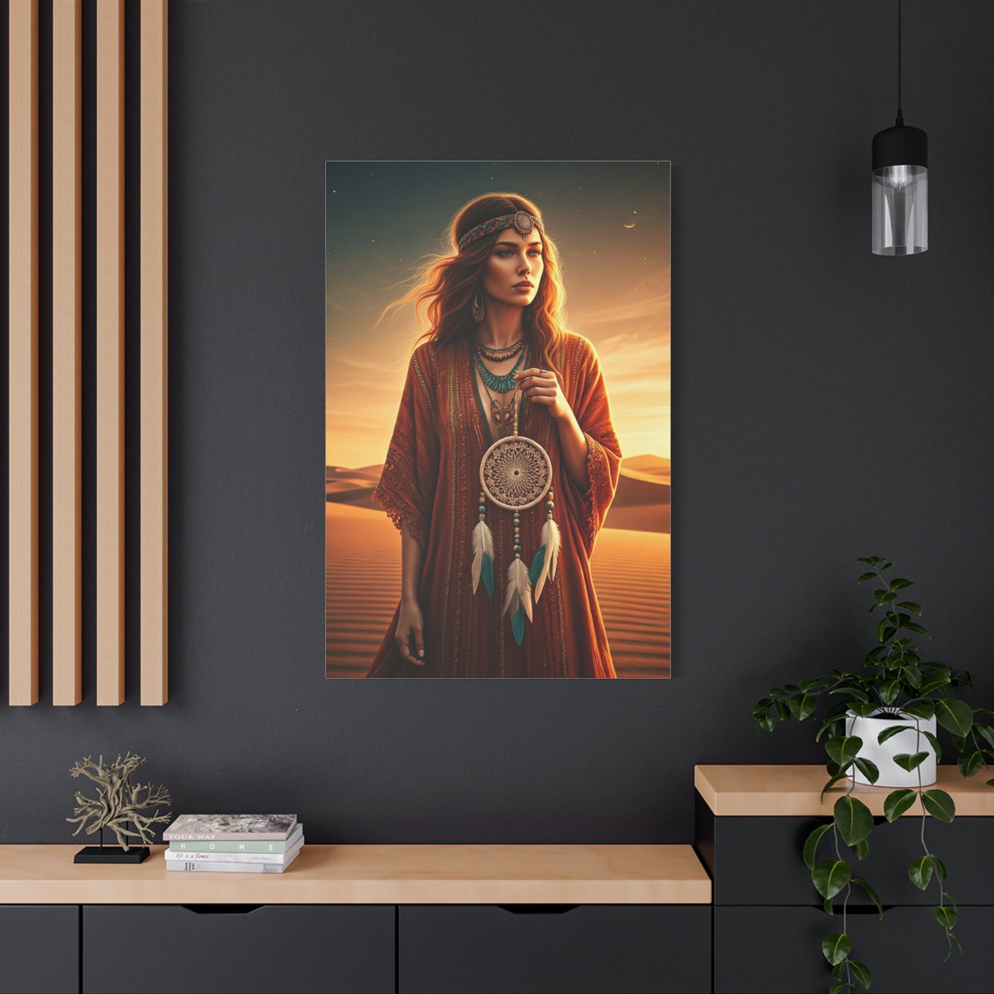 Desert Dreamer with Dreamcatcher Wall Art & Canvas Prints