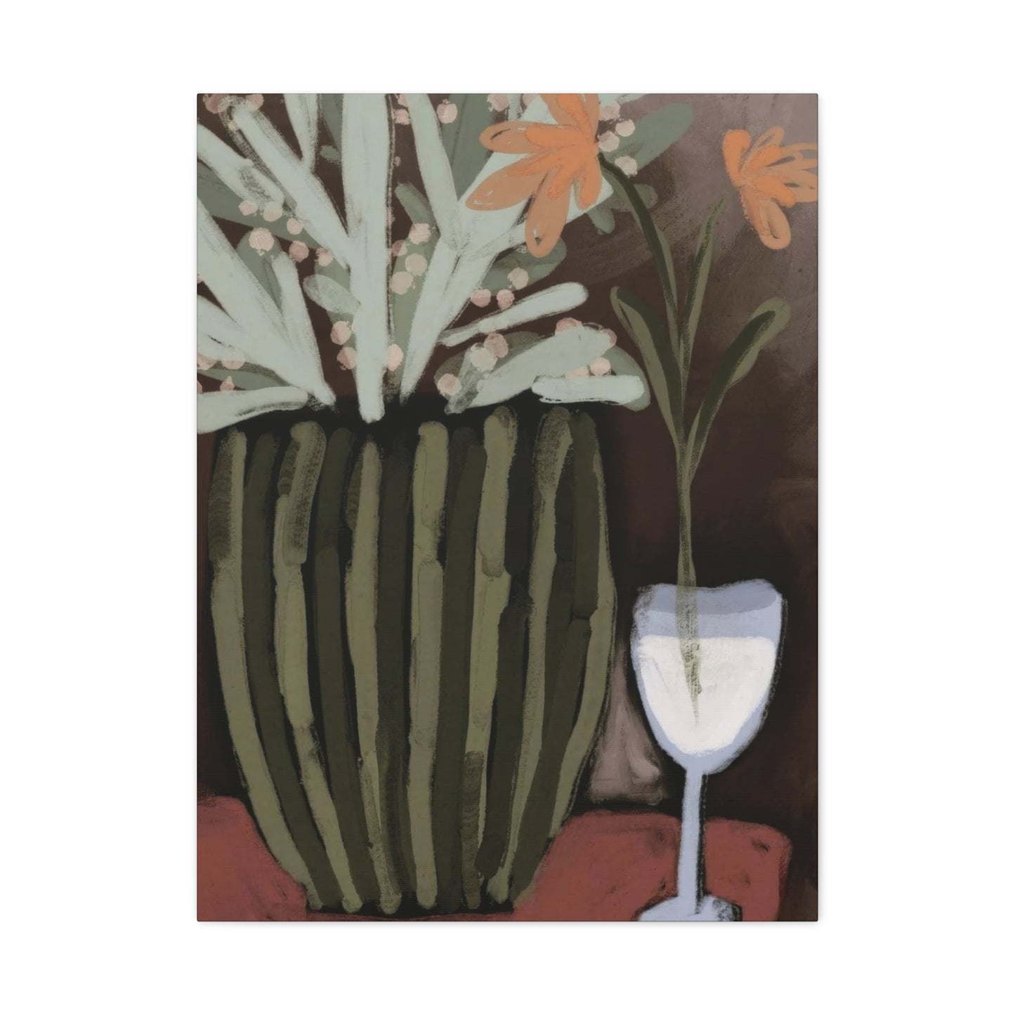 Blooming Cactus Wall Art & Canvas Prints
