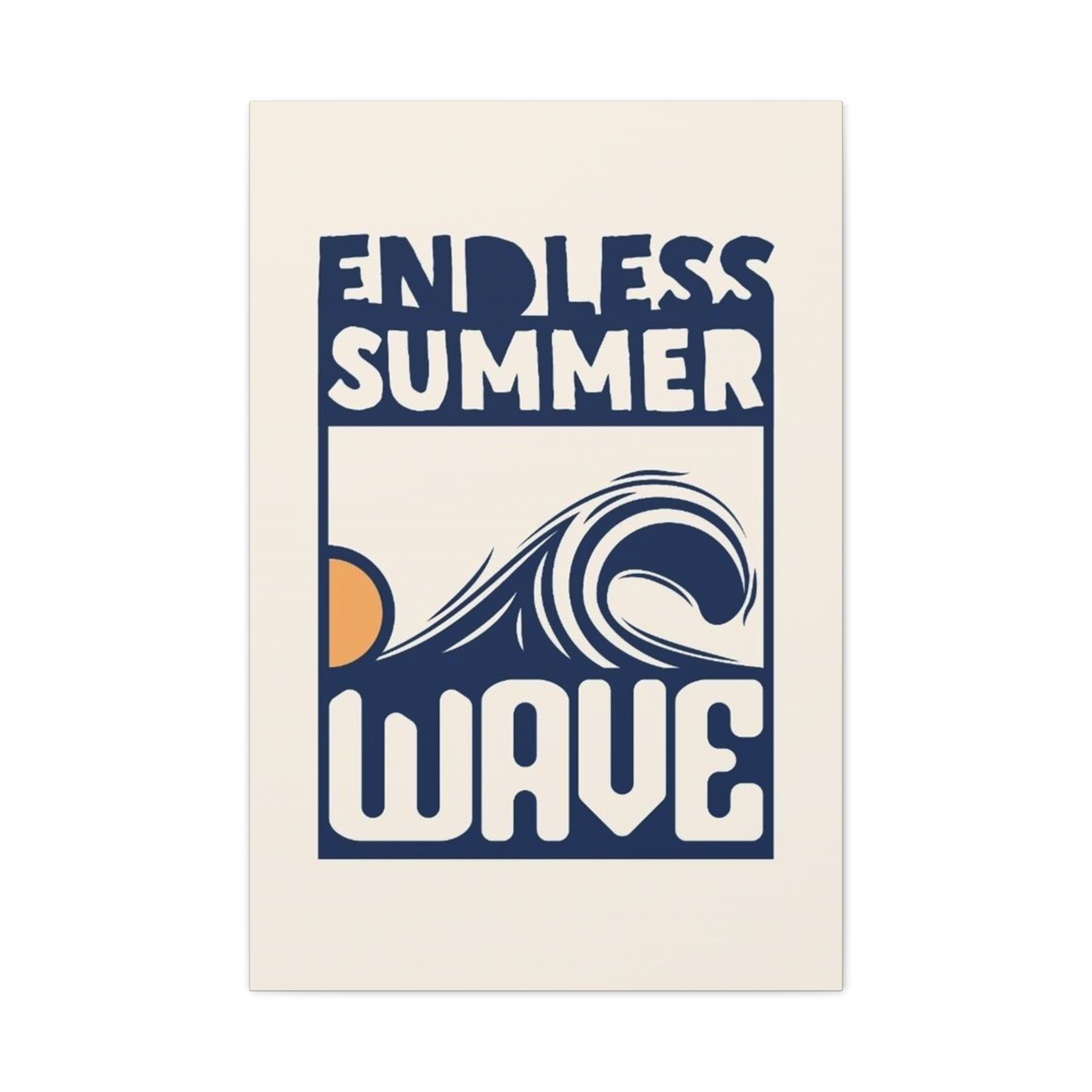 Endless Summer Wave Poster Wall Art & Canvas Prints