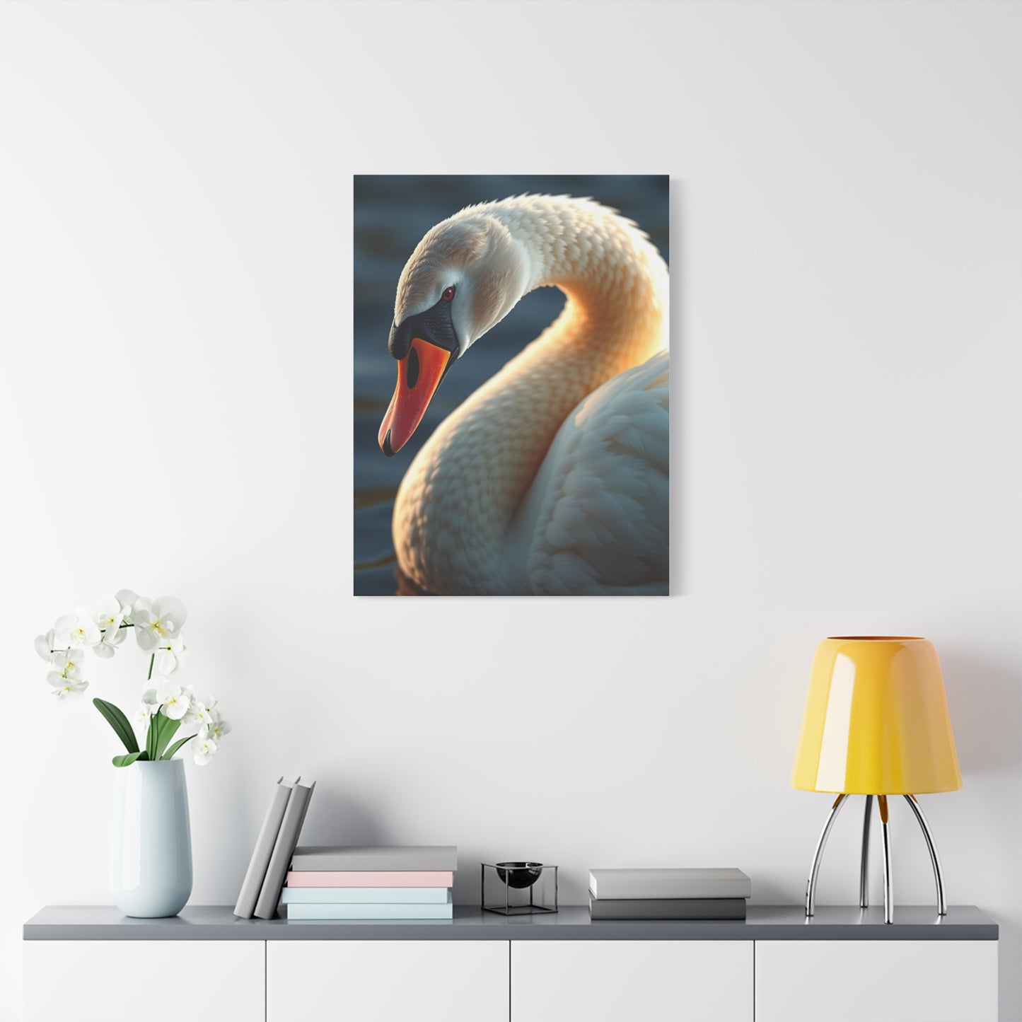 Swan Art Canvas Art 6 Wall Art & Canvas Print