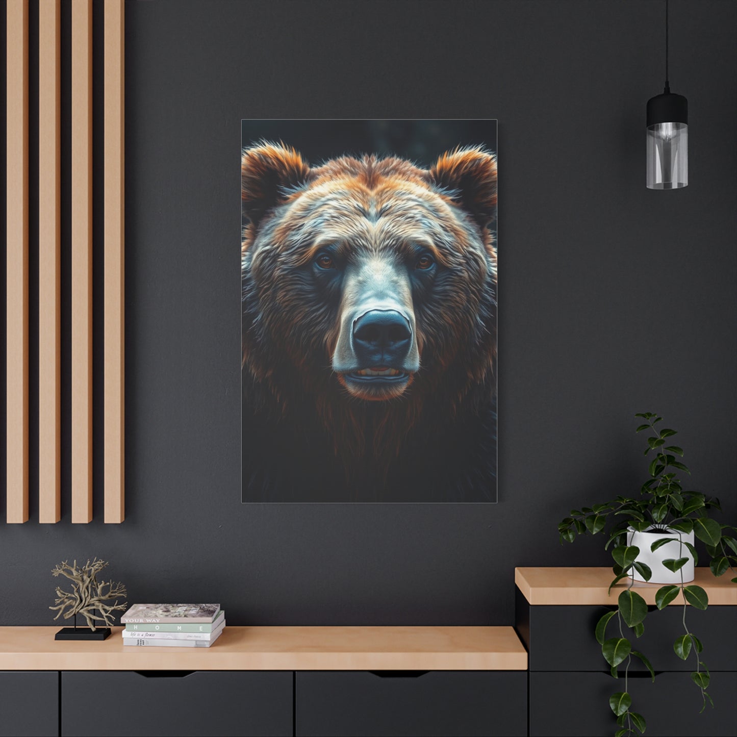 Aristocratic Bear Portraiture Wall Art & Canvas Print