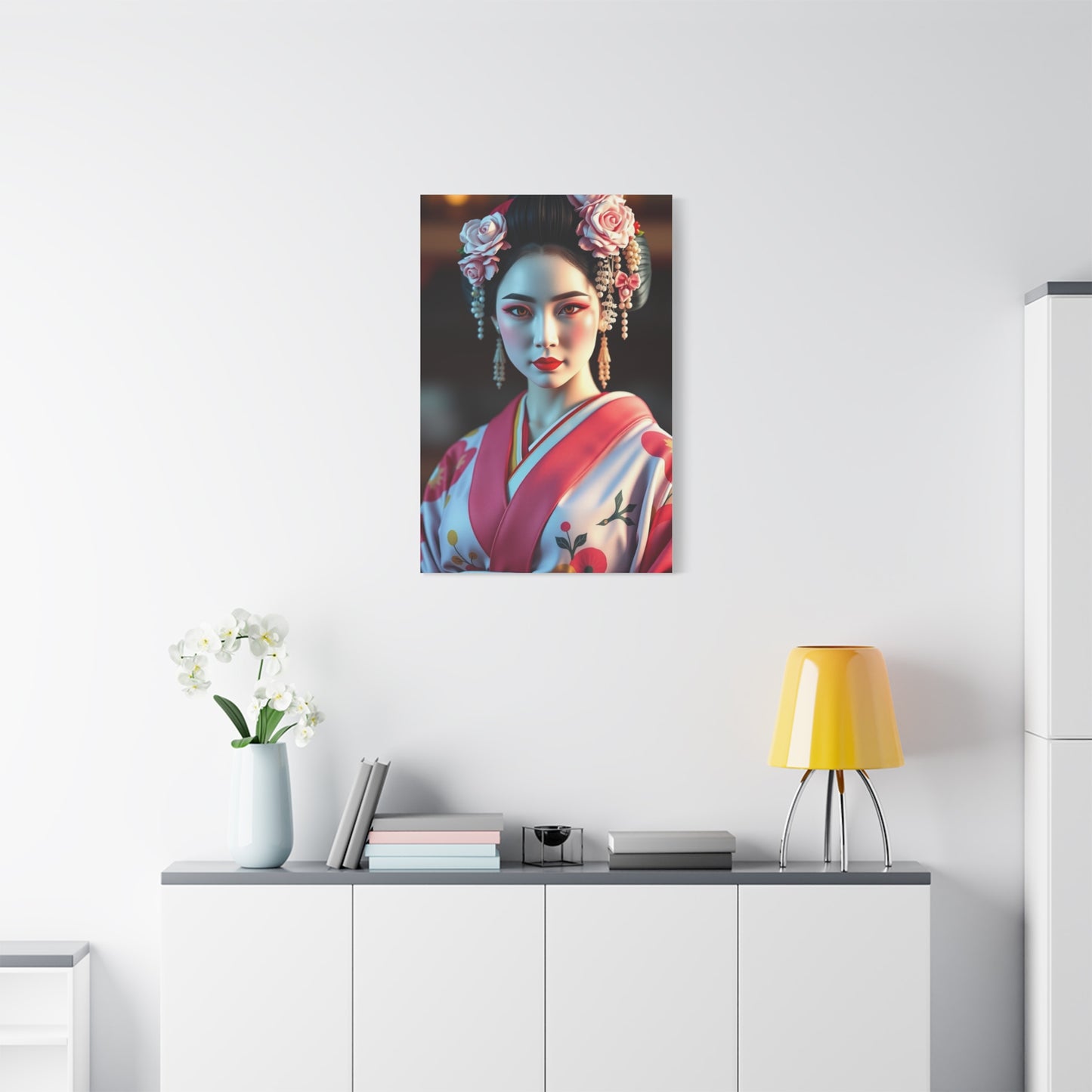 Geisha Art Canvas Art 3 Wall Art & Canvas Print