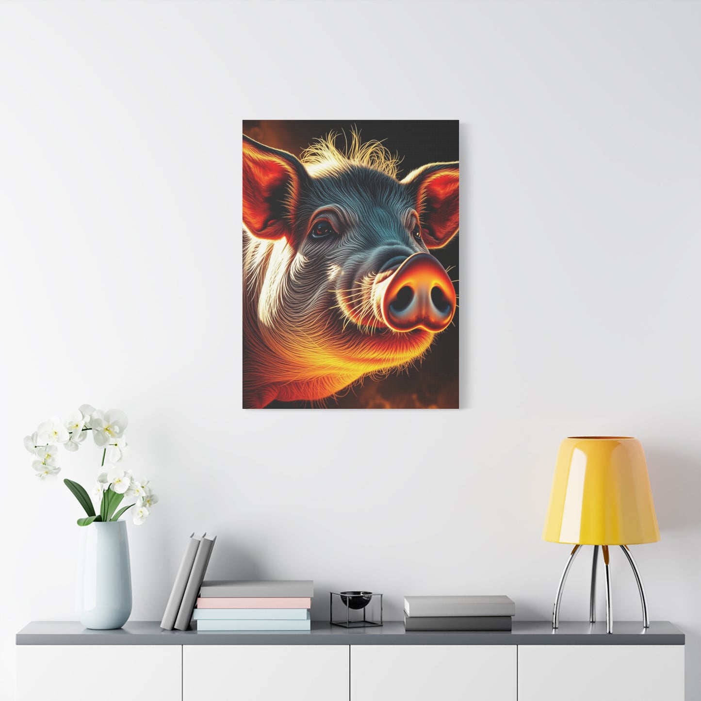 Pig Art Canvas Art 5 Wall Art & Canvas Print