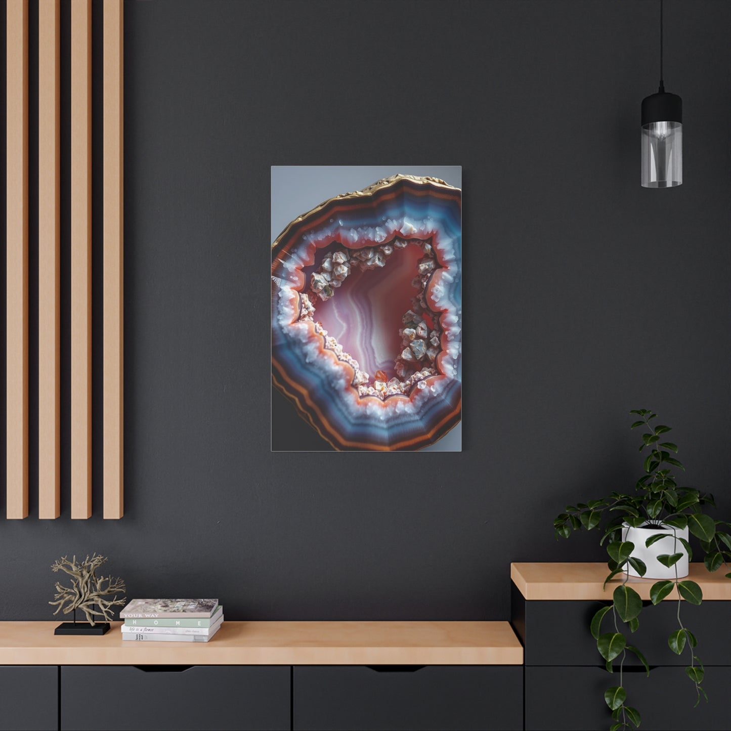 Agates, Geodes & Minerals Wall Art Canvas Art 1 Wall Art & Canvas Print