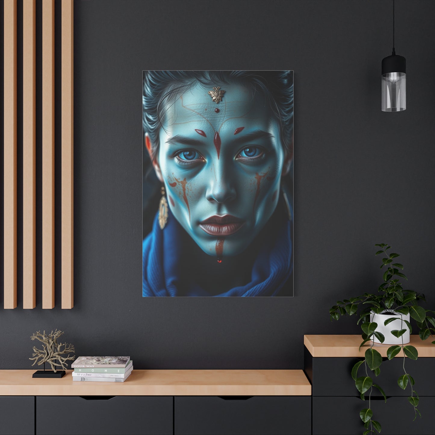 Prussian Depths Canvas Wall Art & Canvas Print