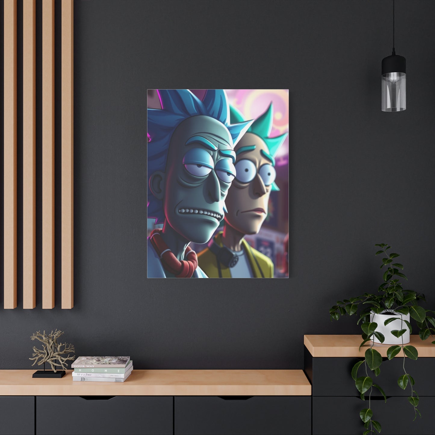 Rick and Morty Art Premium Canvas 20 Wall Art & Canvas Print