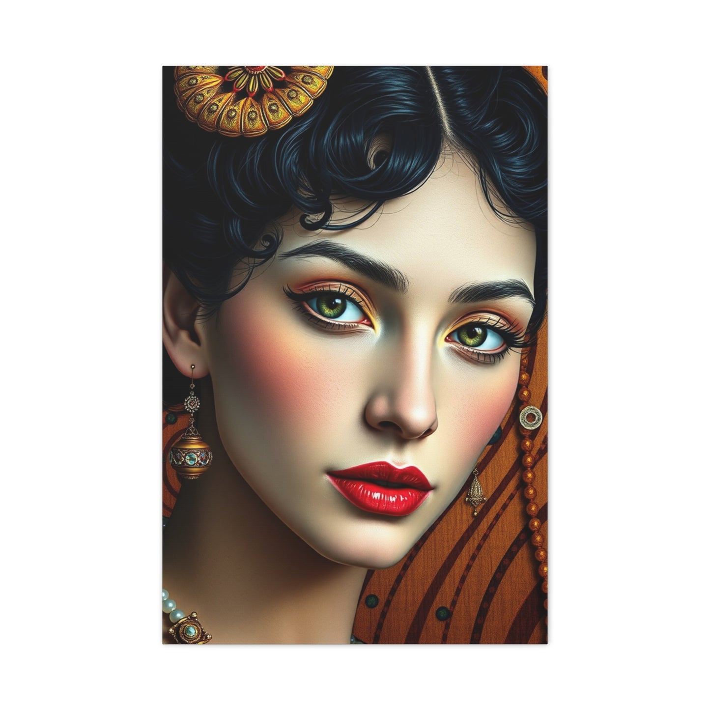 Gilded Serenity Canvas