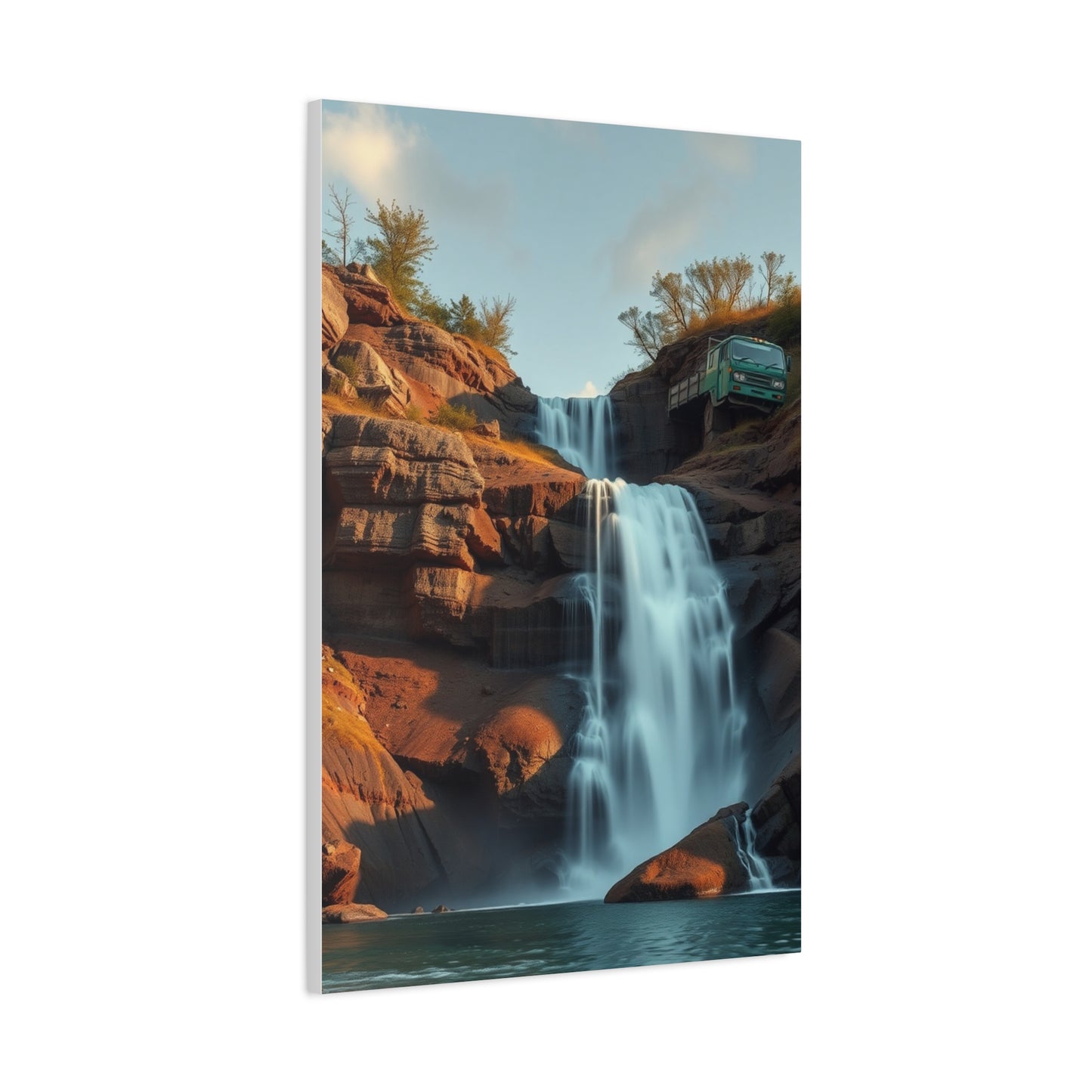 Refined Torrent Aesthetic Wall Art & Canvas Print