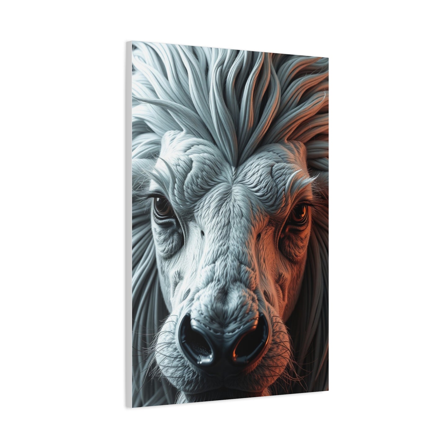 Gray & White Art Canvas Art 2 Wall Art & Canvas Print
