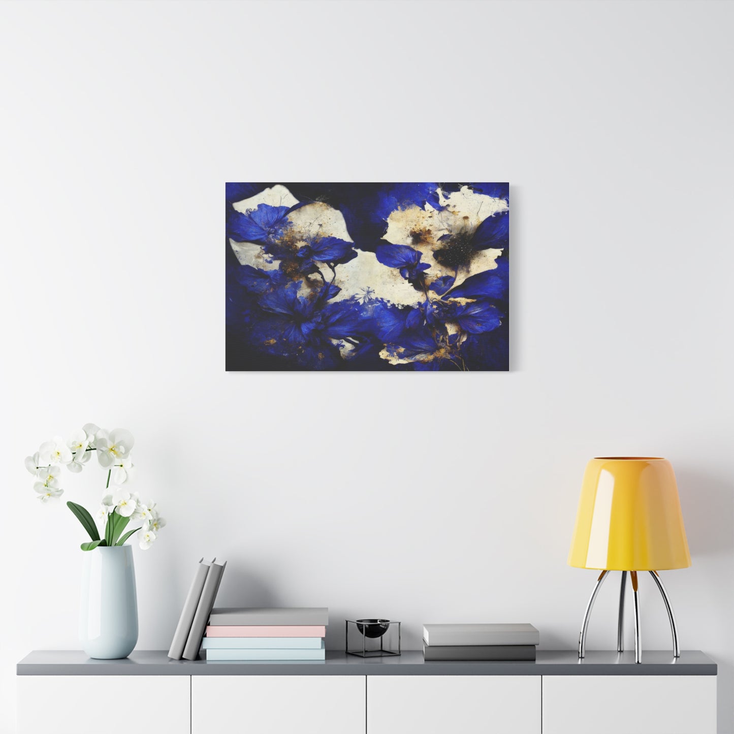 Blue Petals Wall Art & Canvas Prints