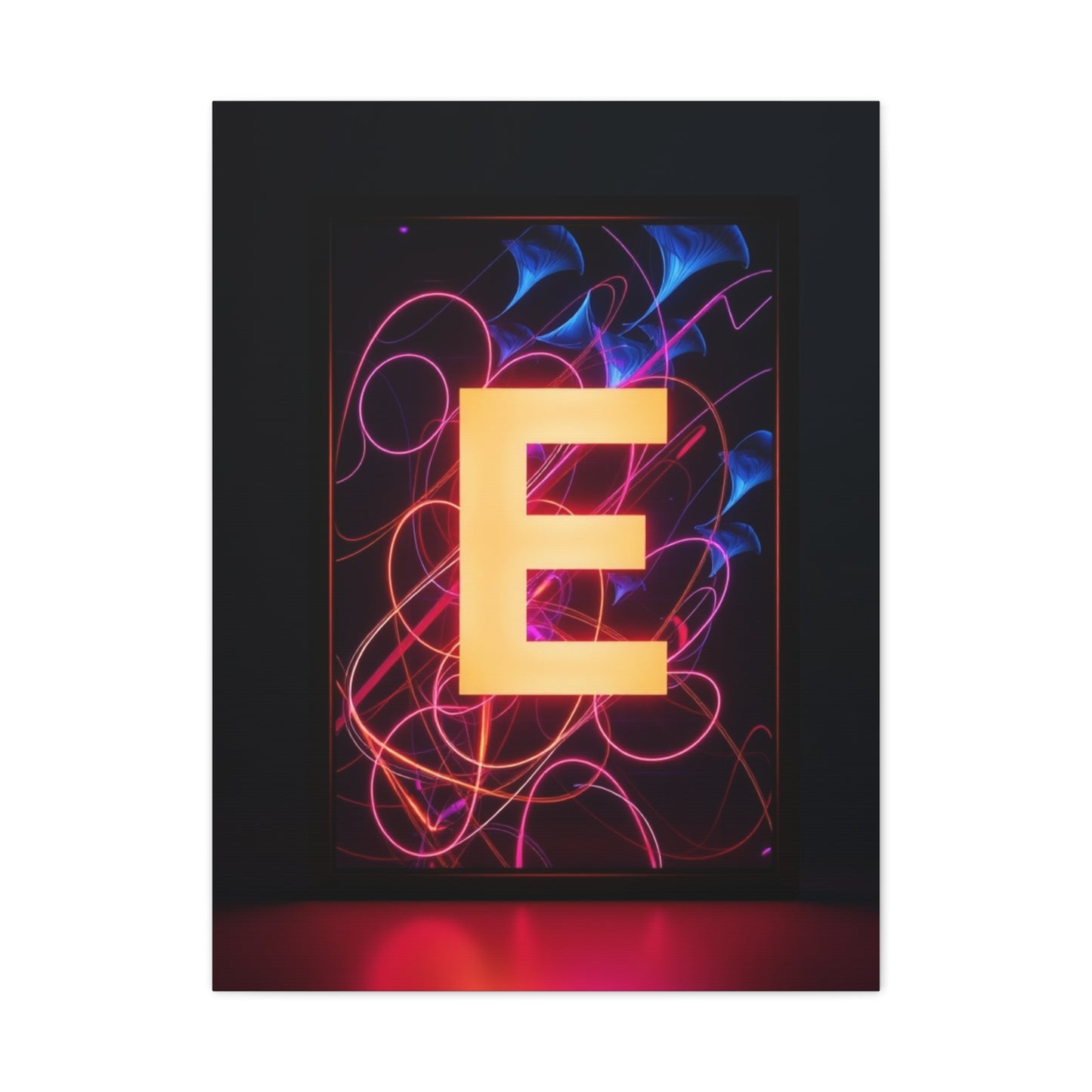 The Letter E - Art Canvas Art 1 Wall Art & Canvas Print