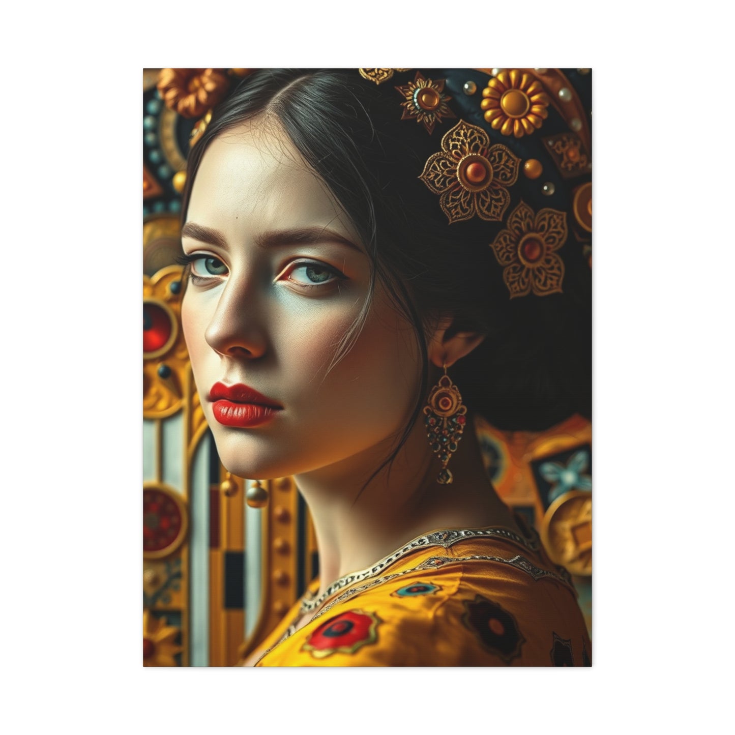 Ethereal Gold Tapestry