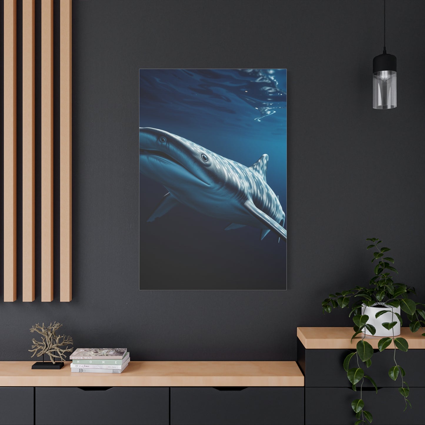 Whale Shark Art Refined Canvas Wall Art & Canvas Print