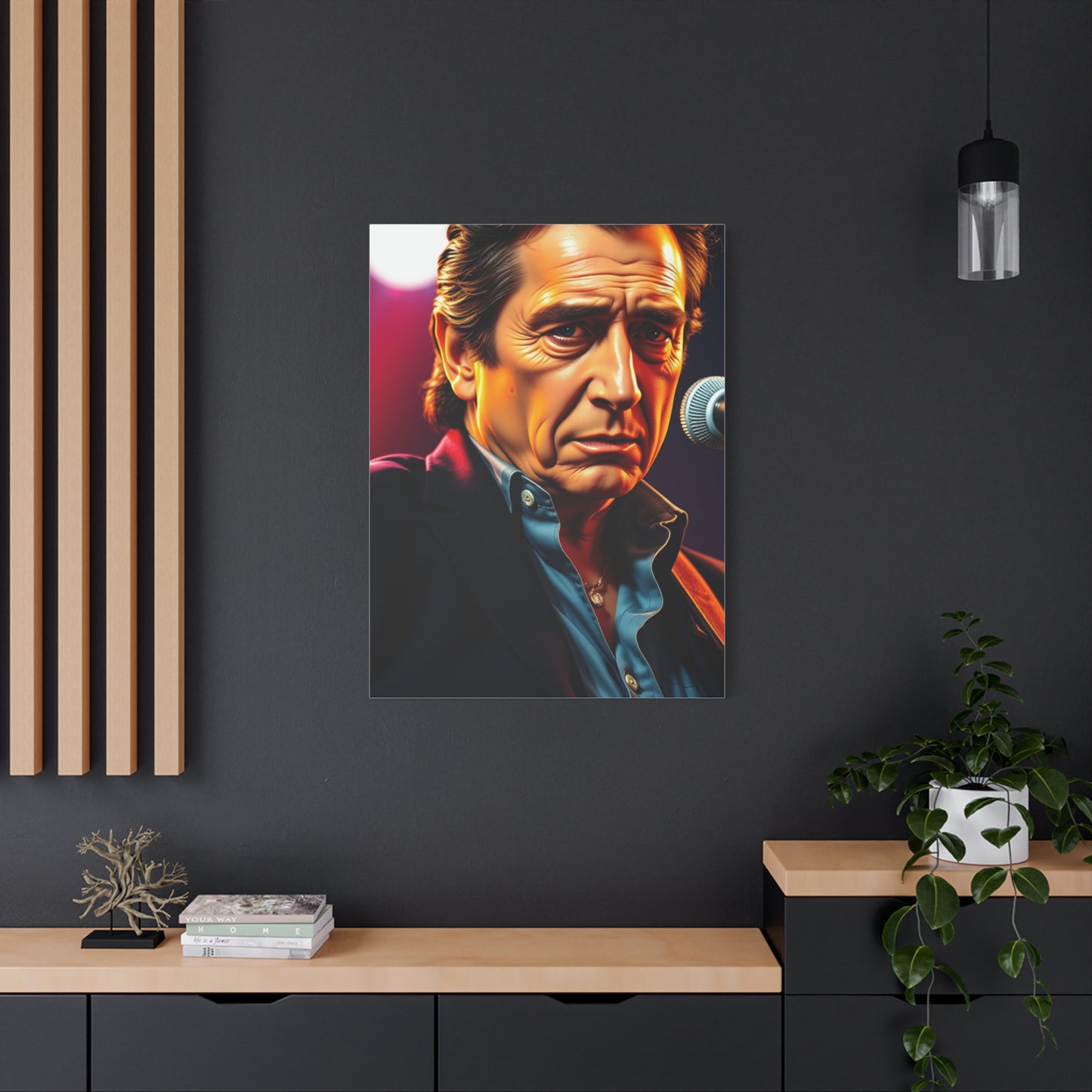 Johnny Cash Art Canvas Art 1 Wall Art & Canvas Print