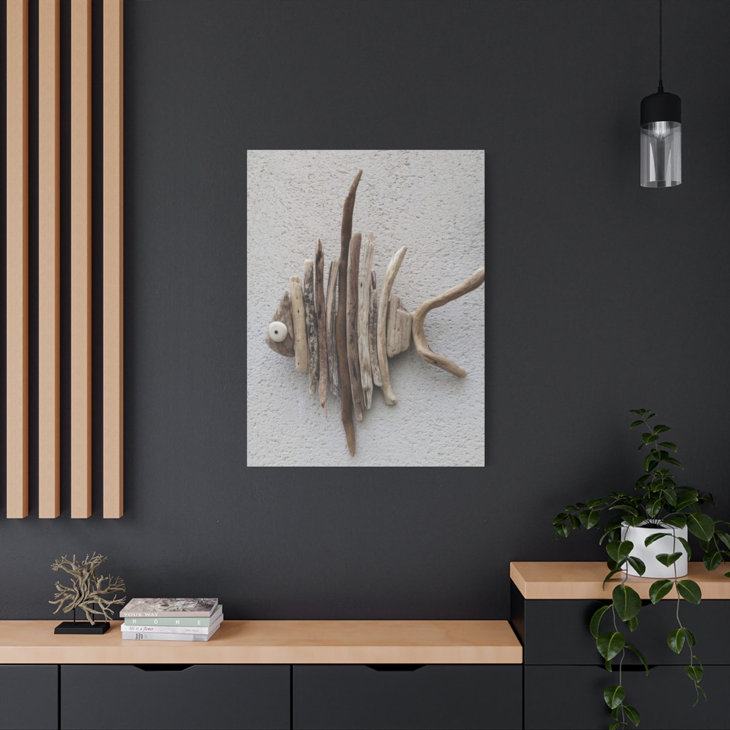 Driftwood Fish Wall Art & Canvas Prints