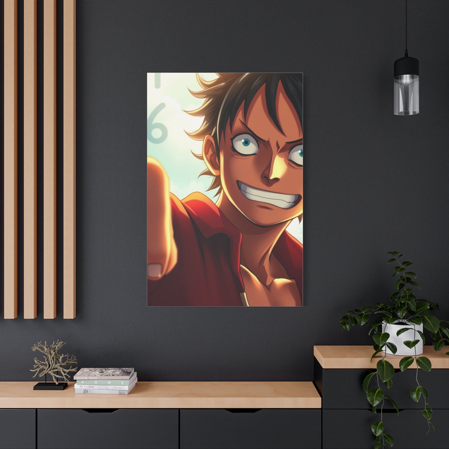 Monkey D. Luffy Art Canvas Art 4 Wall Art & Canvas Print