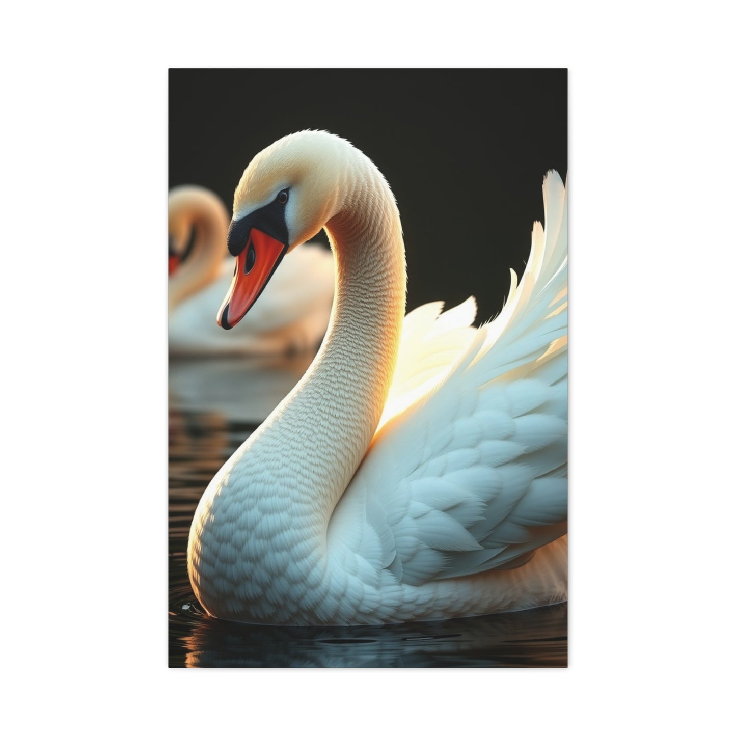 Swan Art Canvas Art 5 Wall Art & Canvas Print