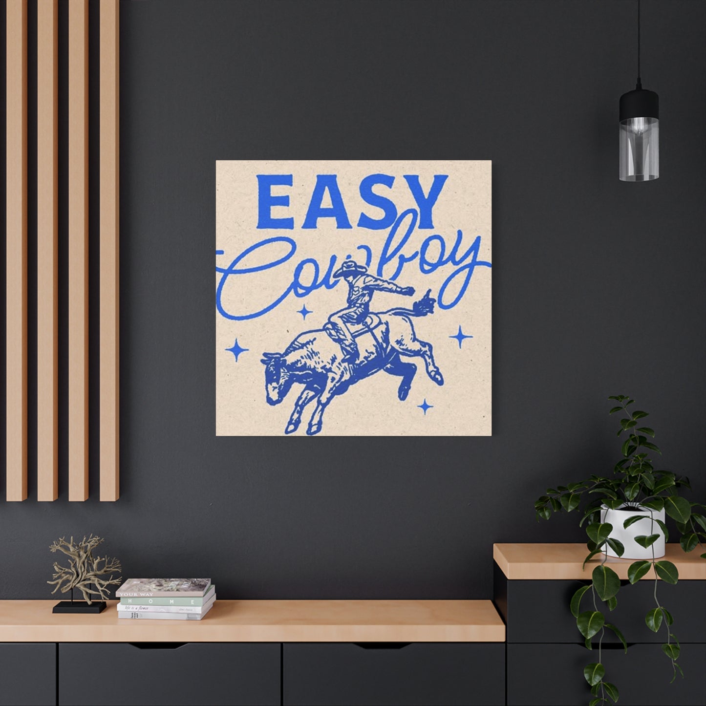 Easy Cowboy Drawing Wall Art & Canvas Prints
